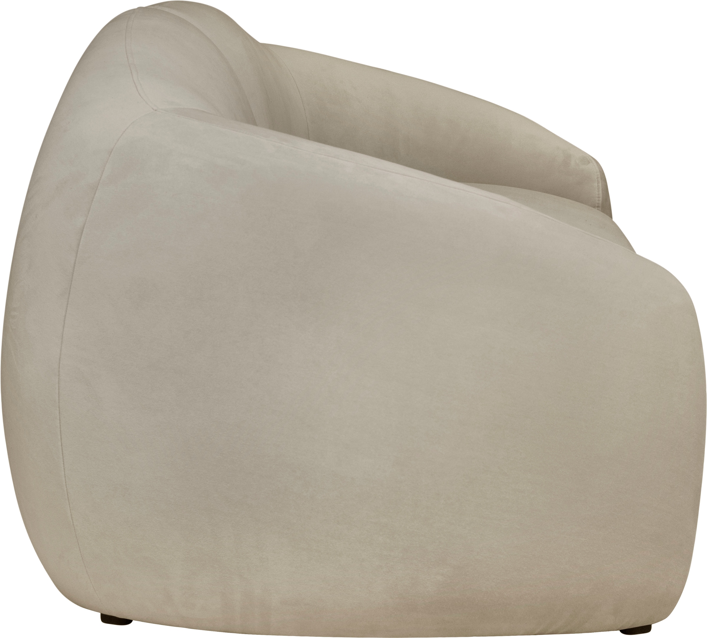 LeGer Home by Lena Gercke Big-Sofa »Designersofa, organische Form, Maße B/T/H: 240/64/81 cm«, mit Wellenunterfederung, auch in Bouclé, passend zur Serie