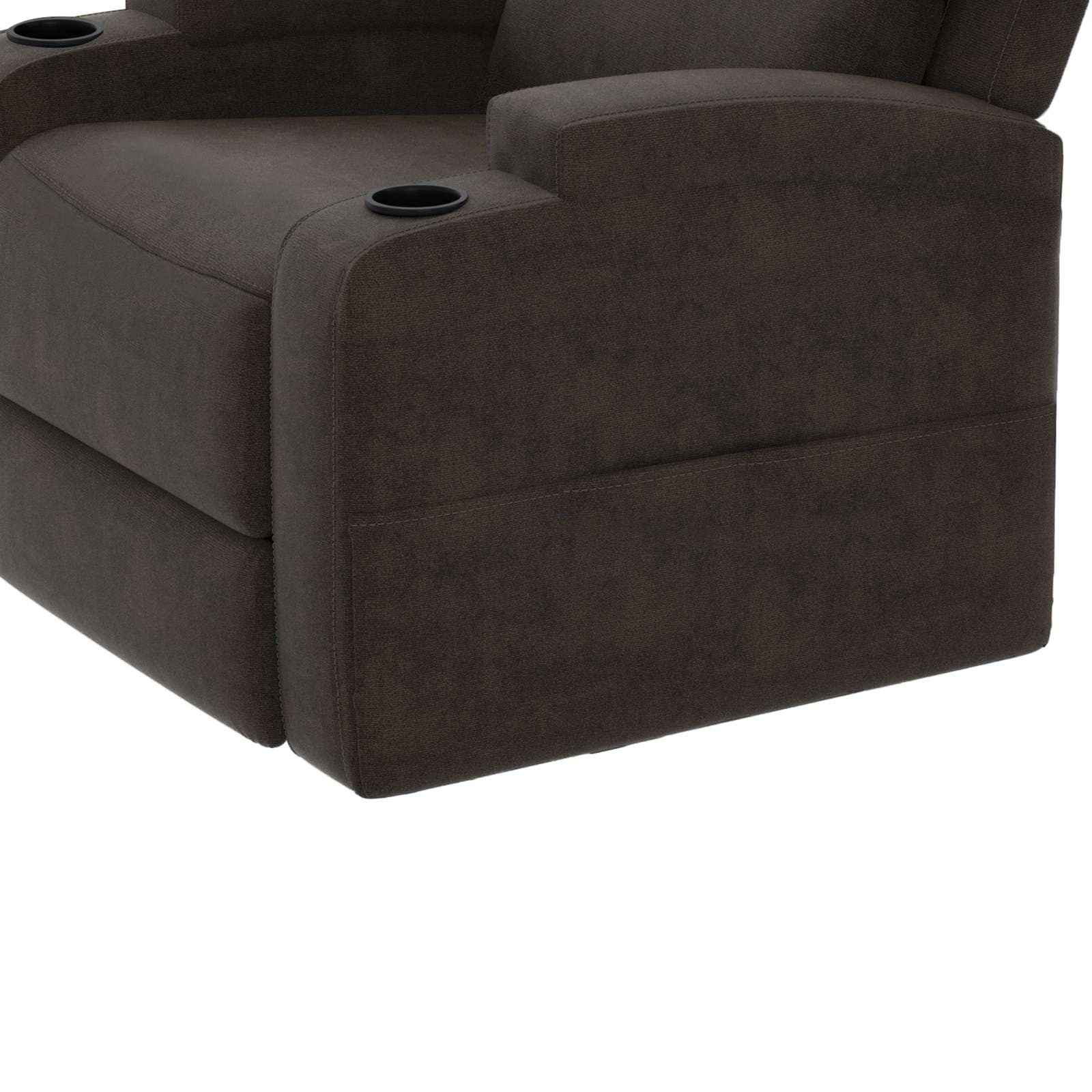 OTTO home Relaxsessel »NAPORI Microfaser, Kinosessel, Multimedia-Sessel« TV-Sessel mit manueller u elektrischer Relaxfunktion u. Getränkehalter