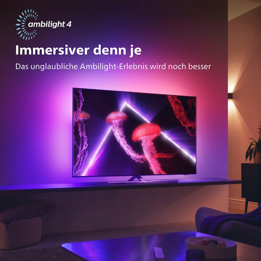 Philips OLED-Fernseher »48OLED807/12«, 121 cm/48 Zoll, 4K Ultra HD, Smart-TV-Android TV
