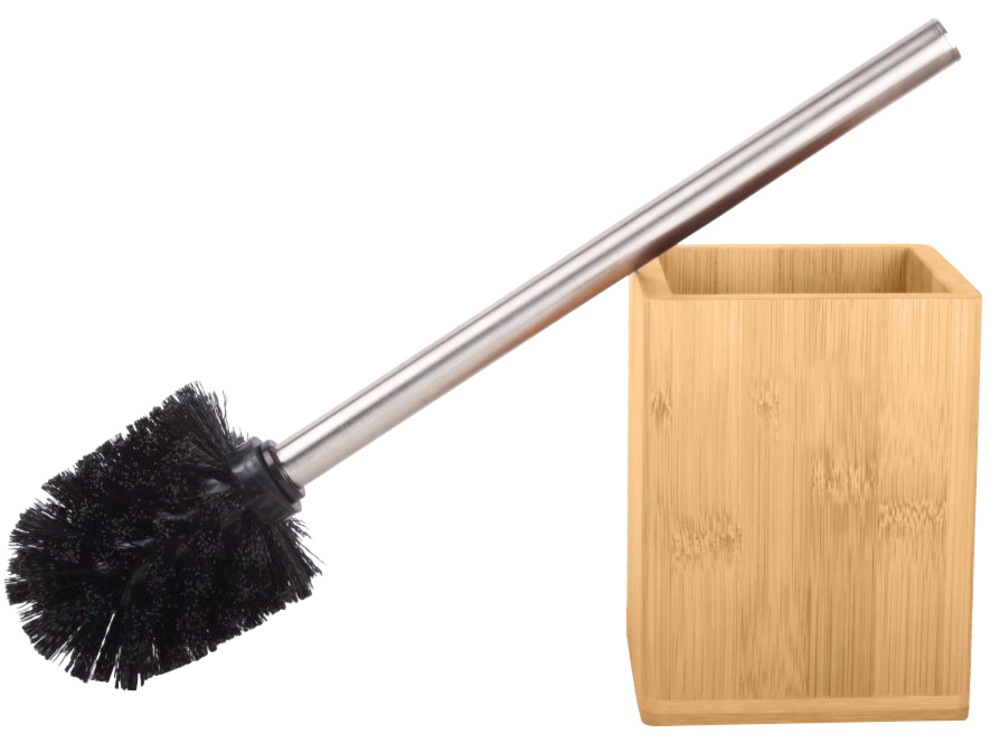 Sanilo Badaccessoire-Set »Bambus«, (Kombi-Set, 2 tlg.), bestehend aus Seifenspender und WC-Bürste, strukturiert
