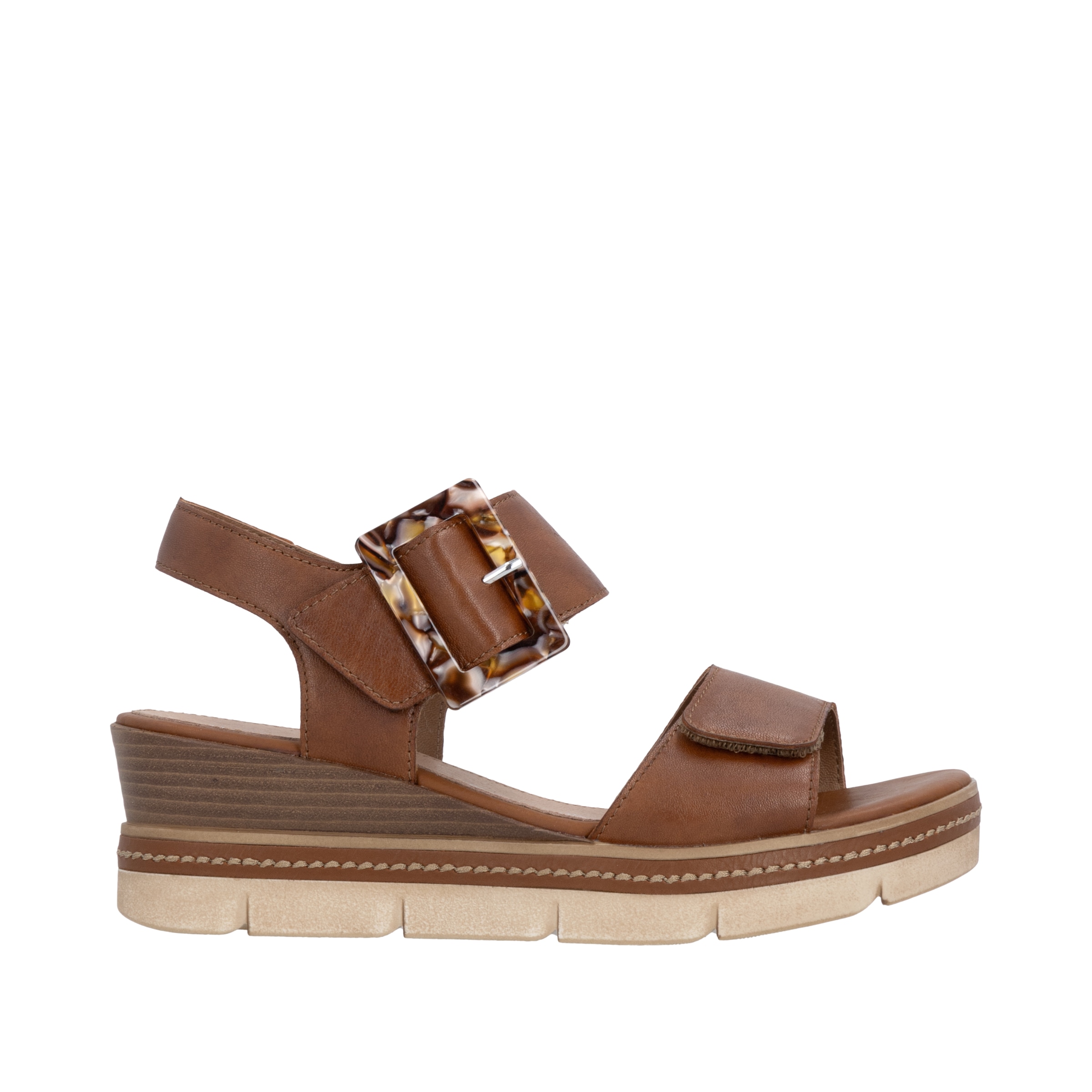 Remonte Keilsandalette »Elisabeth Hurley-Collection«  Keilabsatz, Riemensandale, Sommerschuh, auffällige Zierschnalle