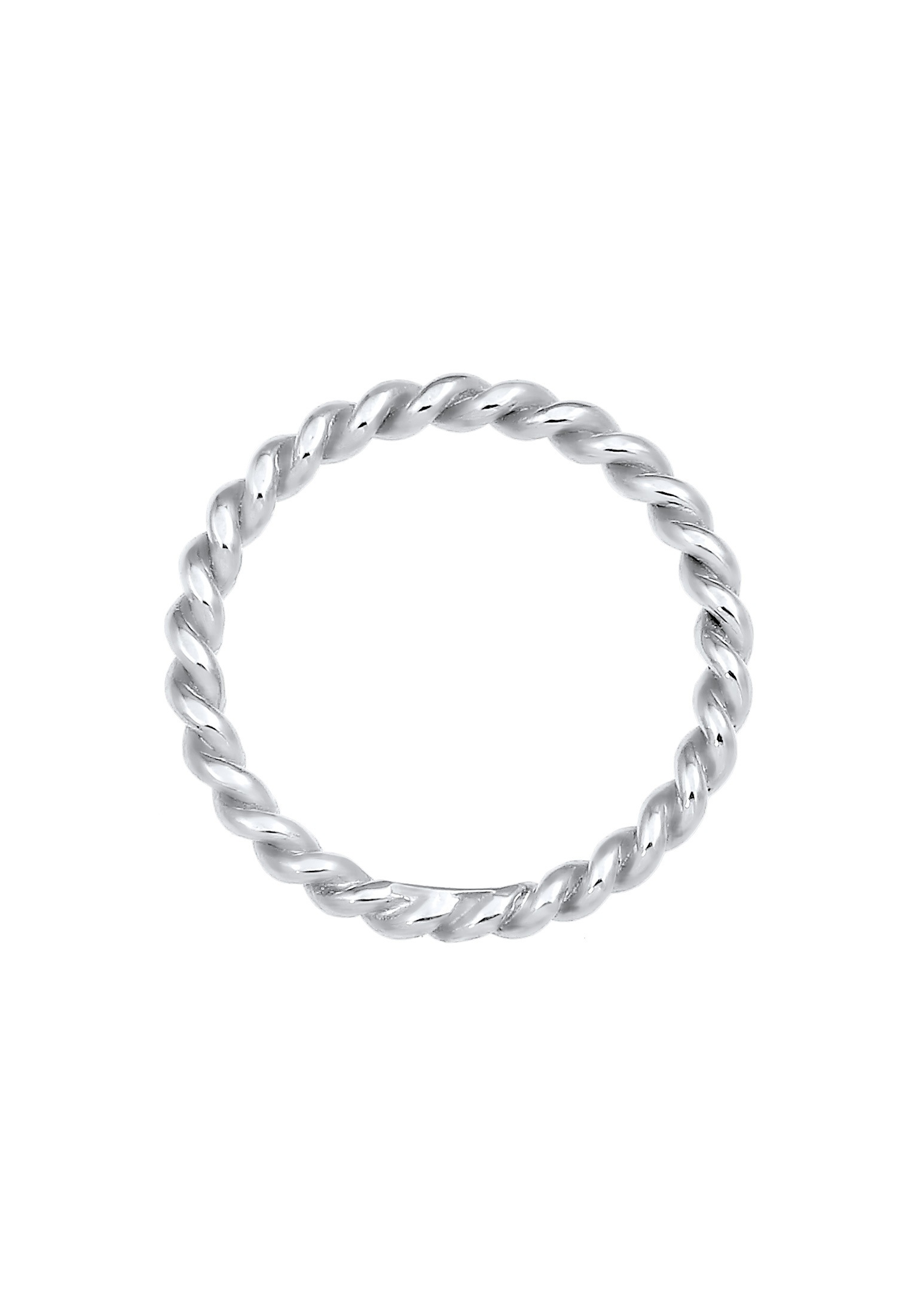 Nenalina Silberring »Ring Gedreht Kordel Spirale Basic Schlicht 925 Silber«