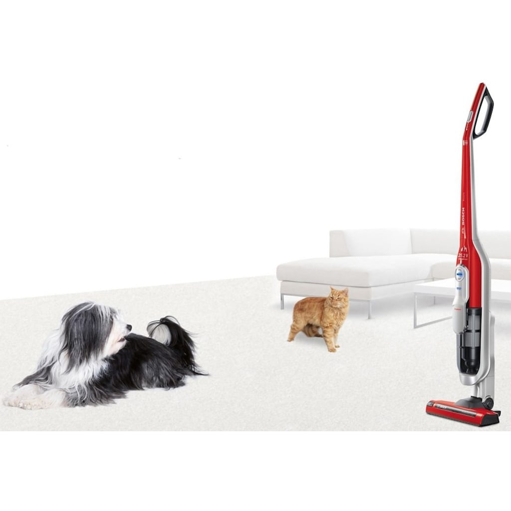 BOSCH Akku-Stielstaubsauger »Athlet ProAnimal BCH6ZOOO, 25.2 V, ideal für Tierhaare, freistehend«