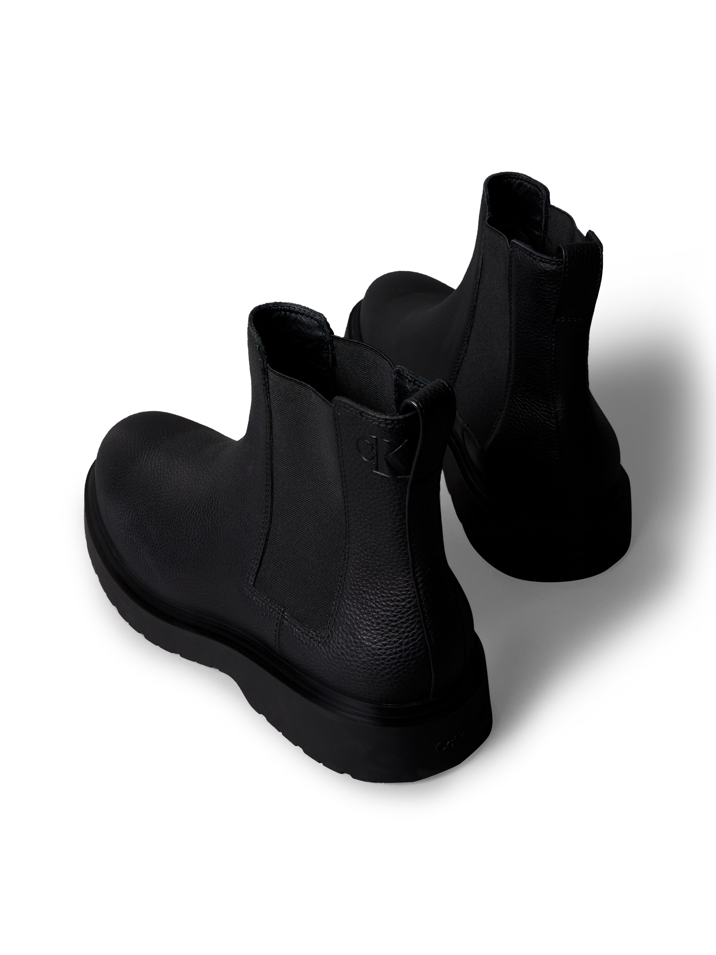 Calvin Klein Jeans Chelseaboots »COMBAT ESS CHELSEA BOOT LTH«  Klassik-Stiefelette, Schlupfboots mit Stretcheinsätze