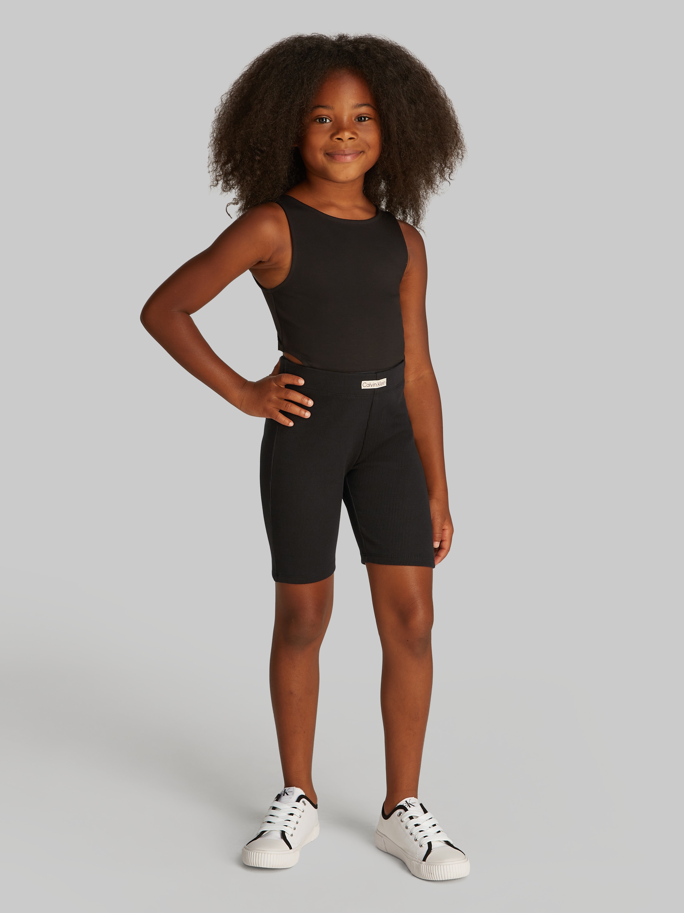 Calvin Klein Jeans Shorts »RIB CYCLING SHORTS«, mit gerippter Struktur, für Kinder bis 16 Jahren