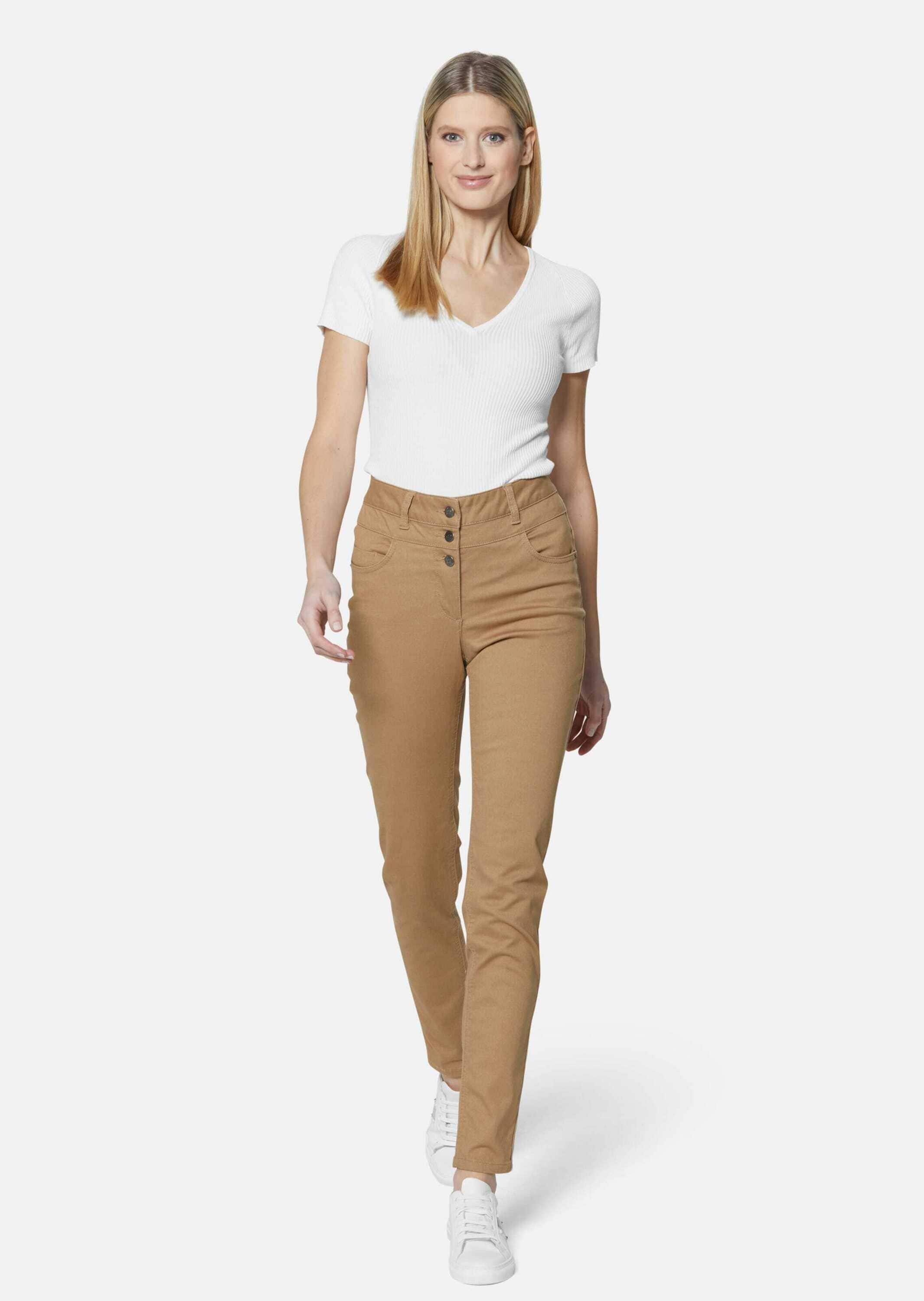 MADELEINE Regular-fit-Jeans »Jeans Highwaist-Jeans aus Power-Stretch«