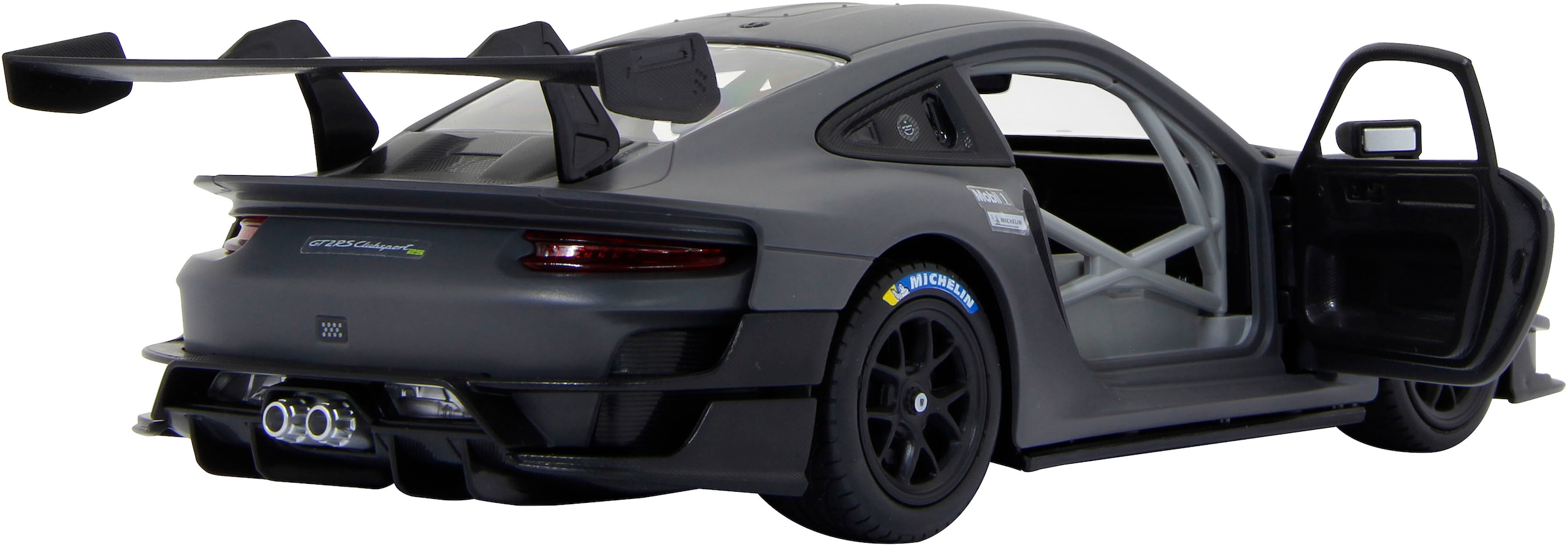 Jamara Modellbausatz »RC-Auto Porsche 911 GT2 RS Clubsport 25 1:18 grau 2,4 GHz«, 1:18