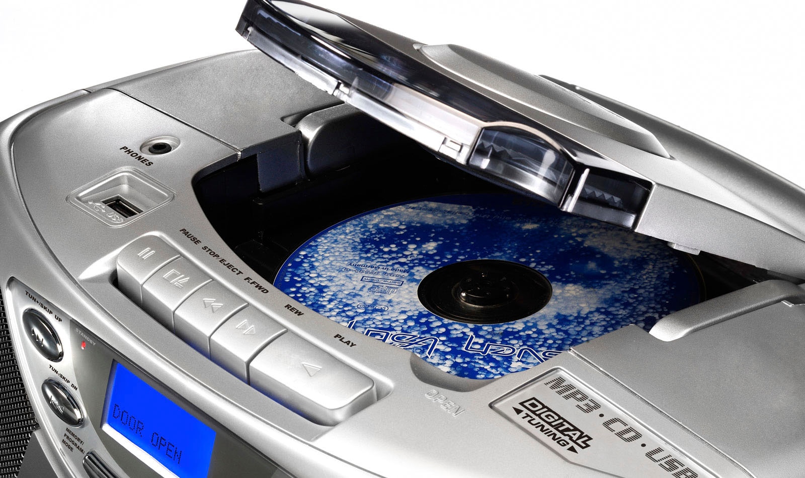 Karcher Boombox »RR 510«, (FM-Tuner), CD-Player, USB-Anschluss, Kassettenplayer, Radio mit Senderspeicher