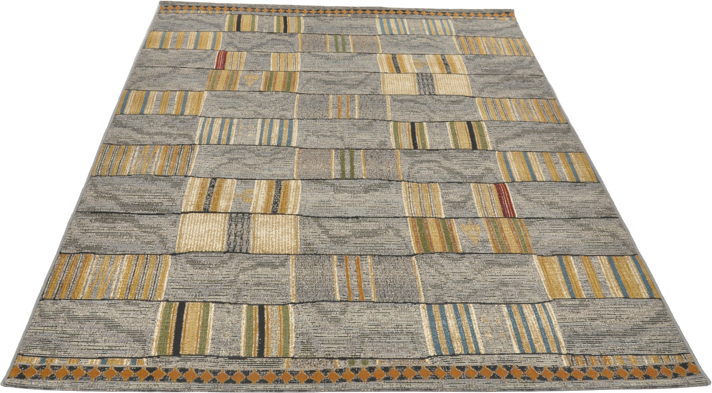 Gino Falcone Teppich »Outdoor-Africa 40«, rechteckig, Flachgewebe, In- und Outdoor  geeignet, Wohnzimmer | Kurzflor-Teppiche