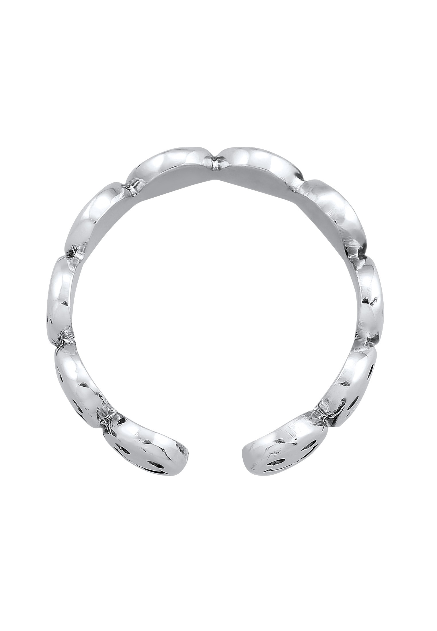 Elli Silberring »Ring Bandring Smiling Offen 925 Silber«
