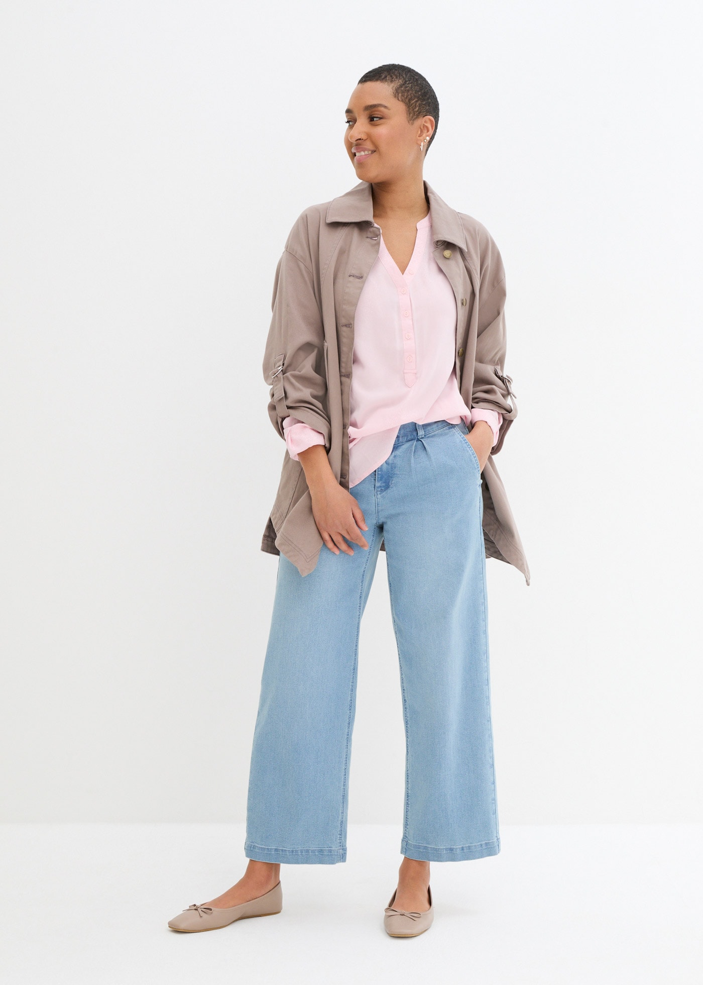 bonprix Tunika »Tunikabluse aus softer Viskose« Tunikabluse aus softer Viskose