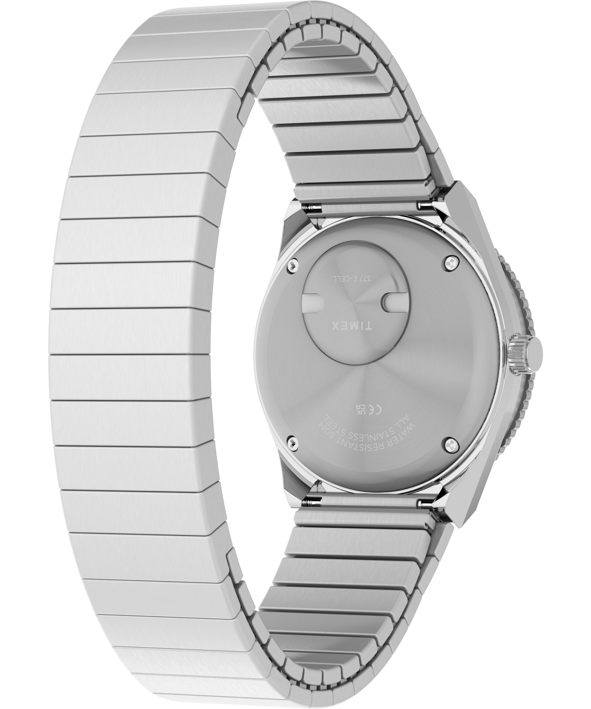 Timex Quarzuhr »Q Timex Mini« Armbanduhr, Damenuhr, Edelstahlarmband, analog, Beleuchtung