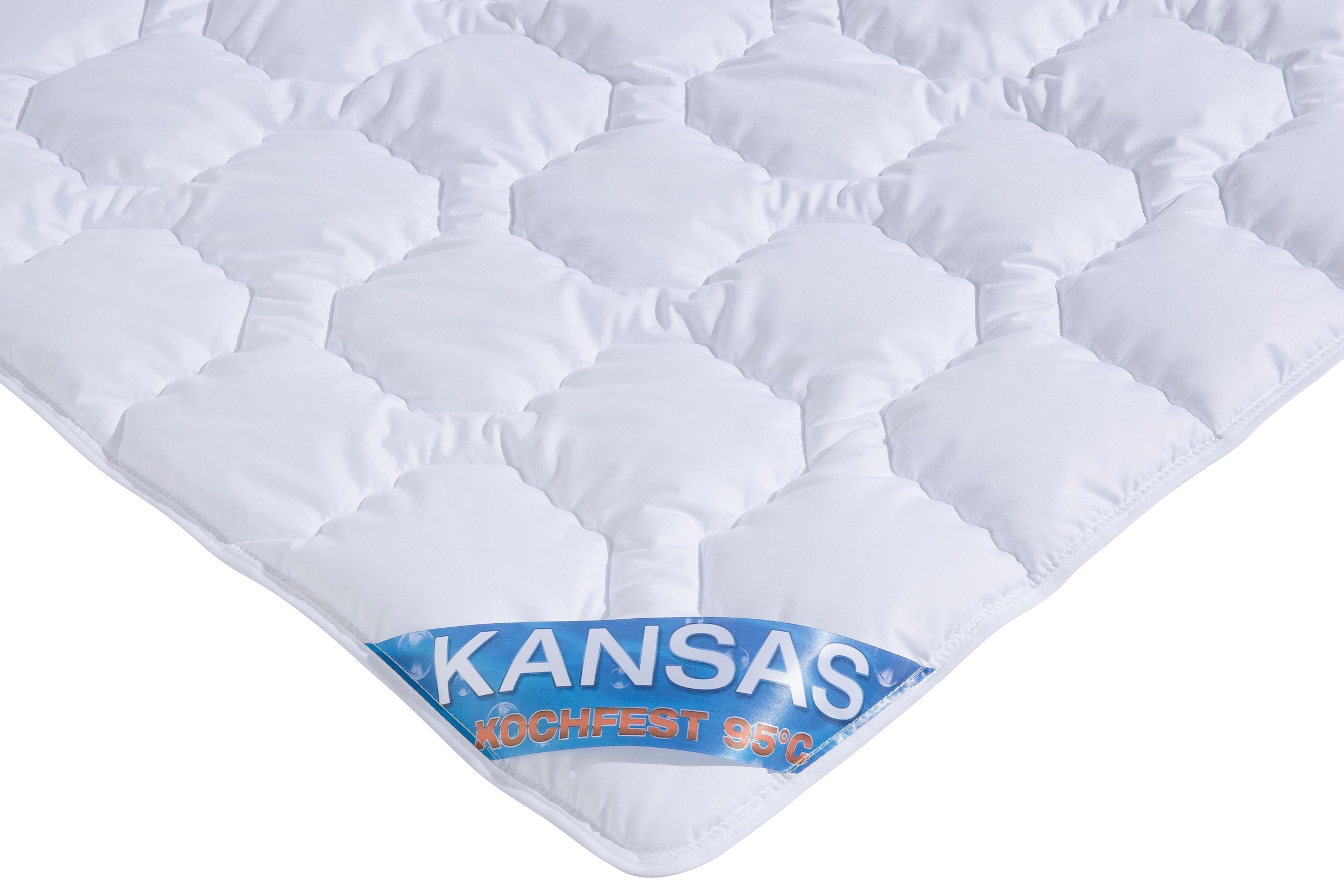 fan Microfaserbettdecke »Kansas«, leicht, Füllung Polyesterfaser, Bezug 100% Polyester, (1 St.), Bettdecke in 135x200 cm und weiteren Größen, für Sommer oder Winter