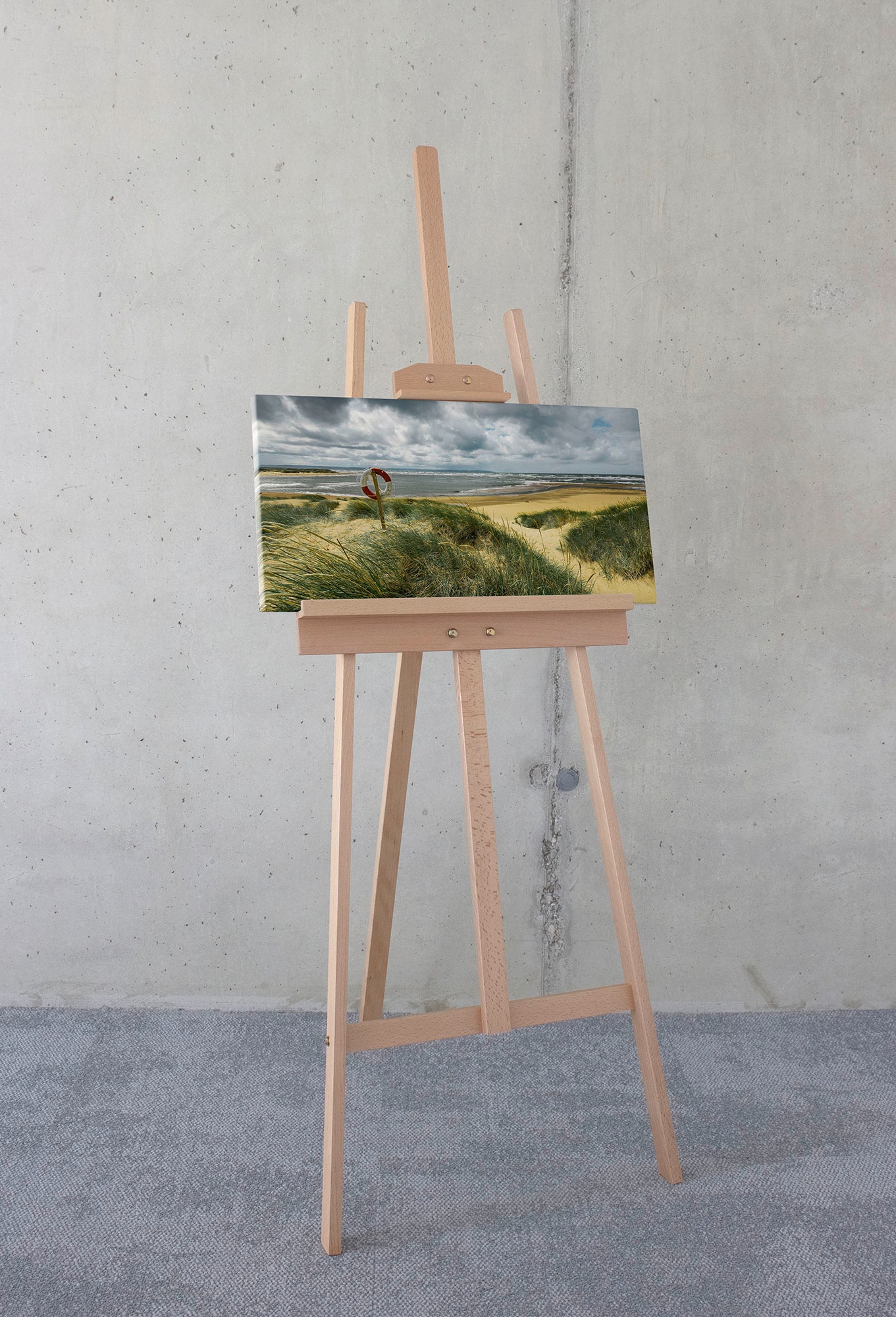 Komar Leinwandbild »Stormy Days - Größe 60 x 30 cm«, Baum-Blätter-Natur-Berge-Blumen-Foto-Jahreszeiten-Landschaft-Meer-Strand-Palmen, (Packung, 1 St.), Keilrahmenbild mi Echtholzrahmen