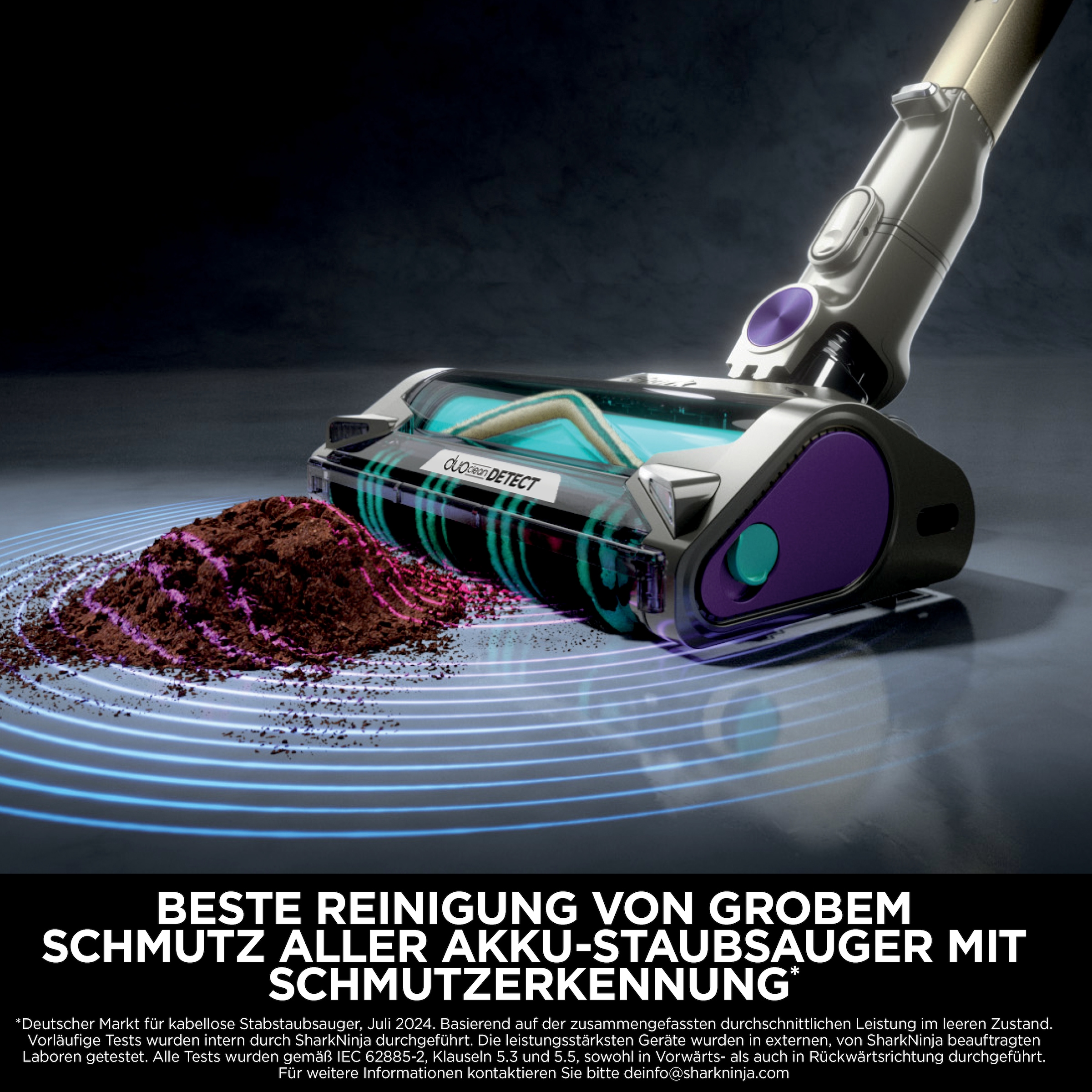 Shark Akku-Stielstaubsauger »Shark PowerDetect kabelloser Staubsauger IP1251EUT«, für Tierhaare