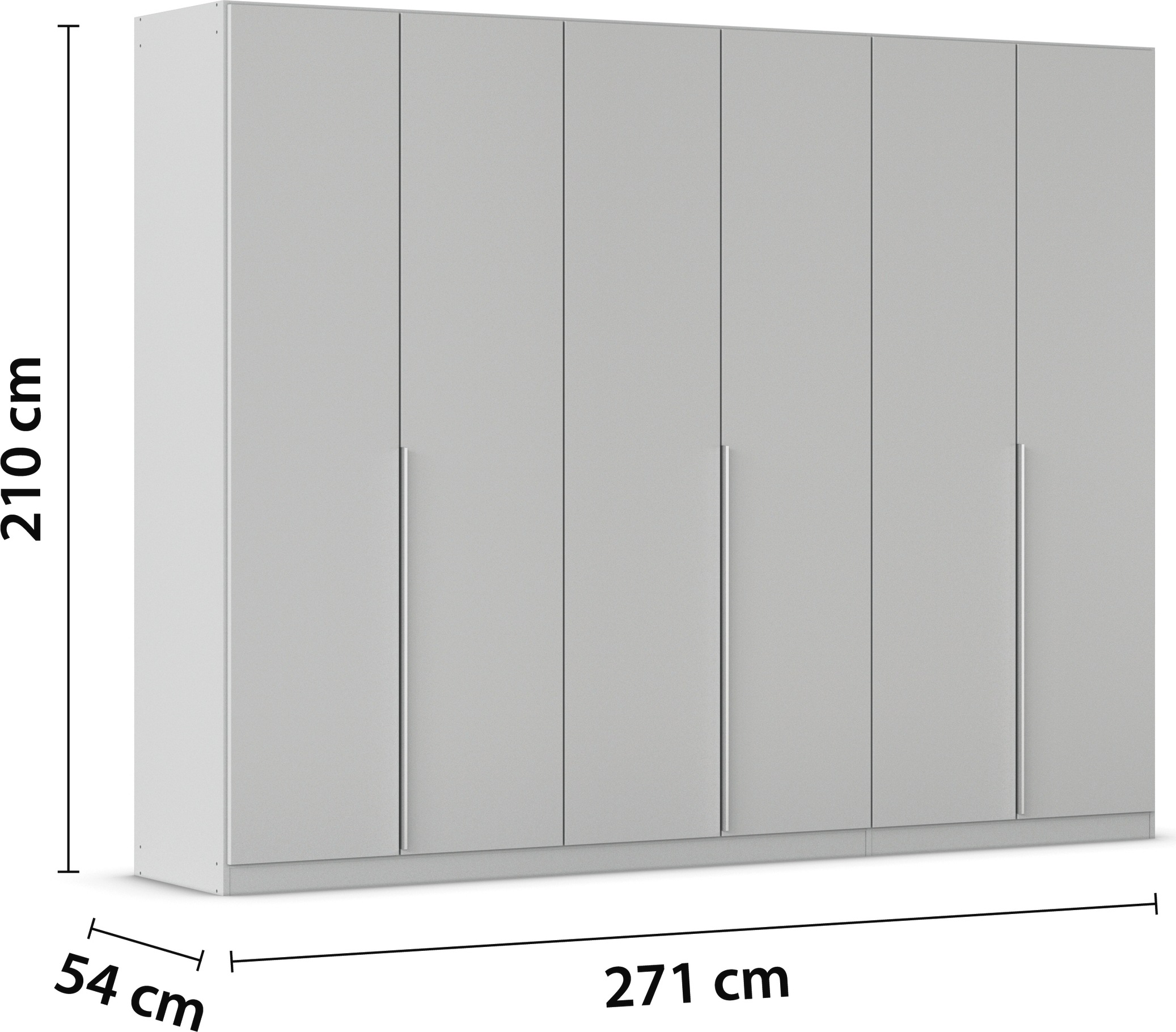 rauch Drehtürenschrank »Kleiderschrank Schrank Garderobe AGORDO TOPSELLER Schlafzimmer«, (in zwei Griff-Farben mit Dekor- oder Hochglanzfront), durchdachte Innenausstattung, in 6 Breiten und 2 Höhen MADE IN GERMANY