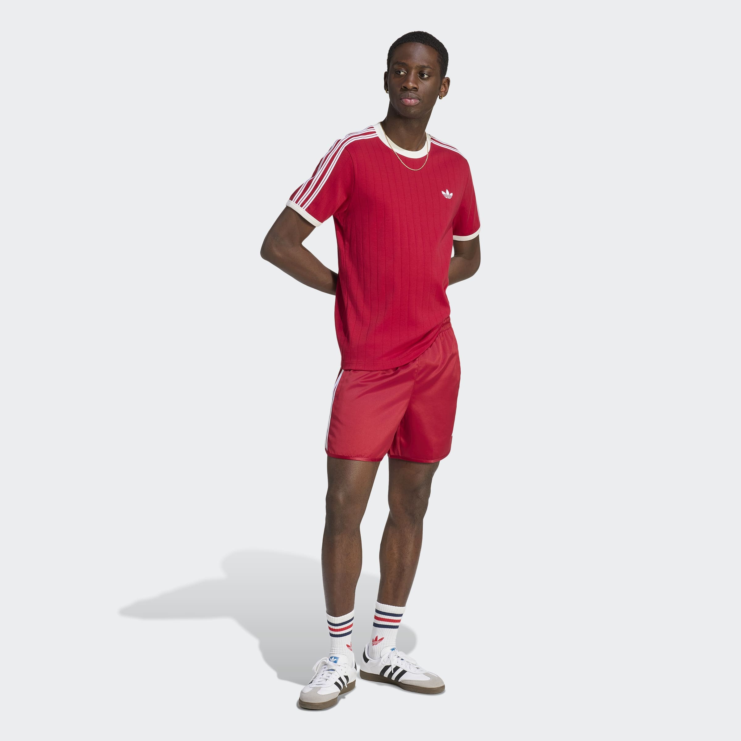 adidas Originals T-Shirt »DROP NEEDLE 3-STREIFEN« für Erwachsene, mit sportlichem Stil, in normaler Länge, Kurzarmdesign