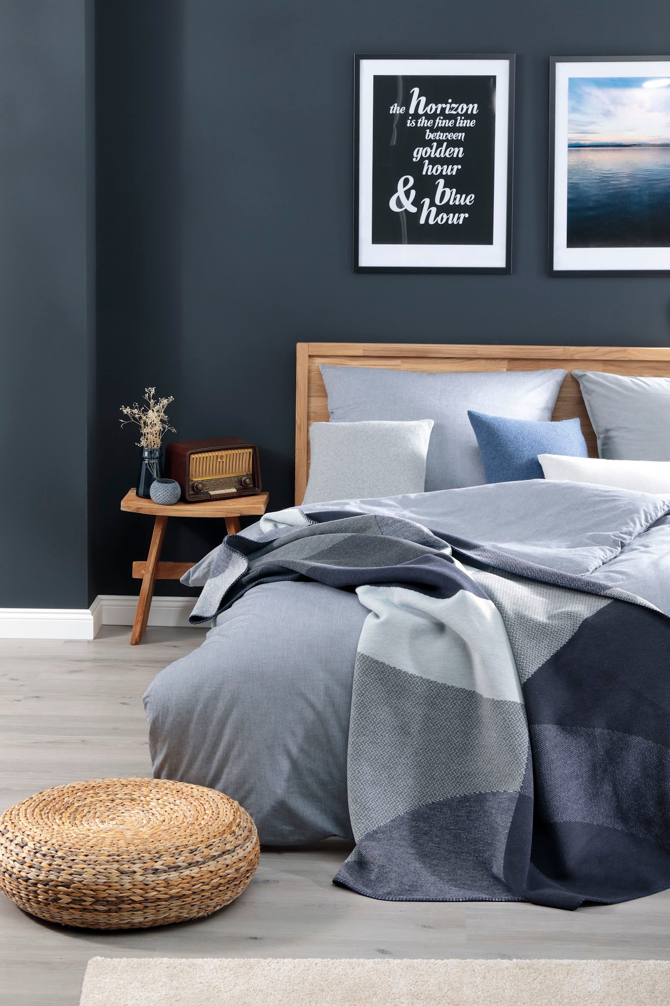 Biederlack Wohndecke »Nightfall«, in drei Größen, Kuscheldecke