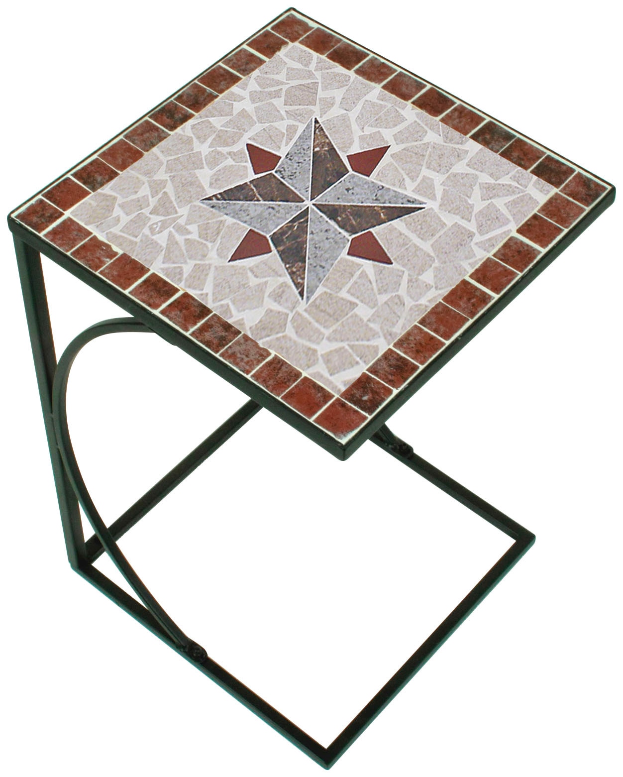 Garden Pleasure Gartentisch »AMARILLO, TOPSELLER!«, (Gartentisch, Balkontisch), Tischplatte mit Mosaik