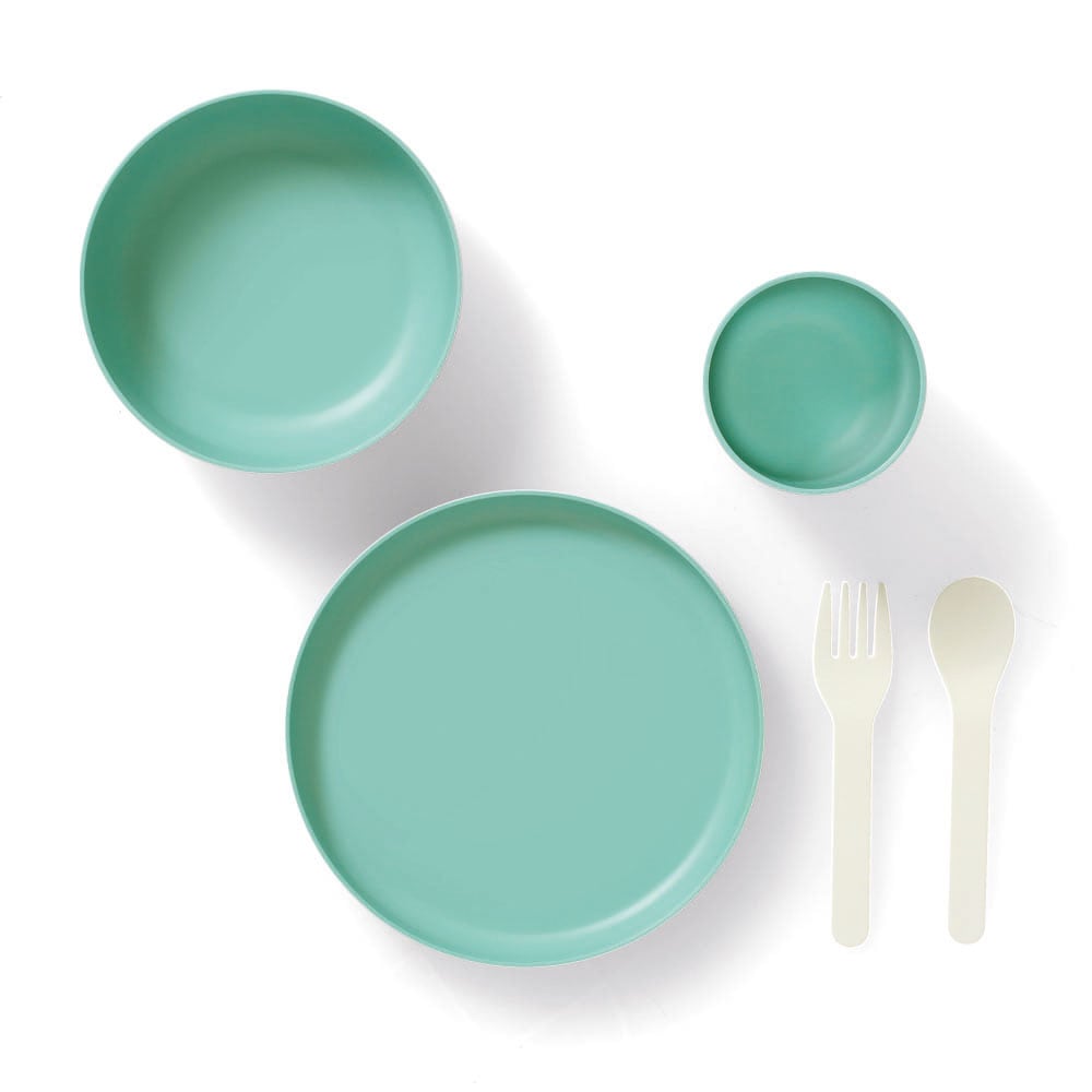 Zeller Present Kindergeschirr-Set, (Set, 5 tlg., 5-tlg.), (je 1 Teller, Schüssel, Tasse, Gabel, Löffel)