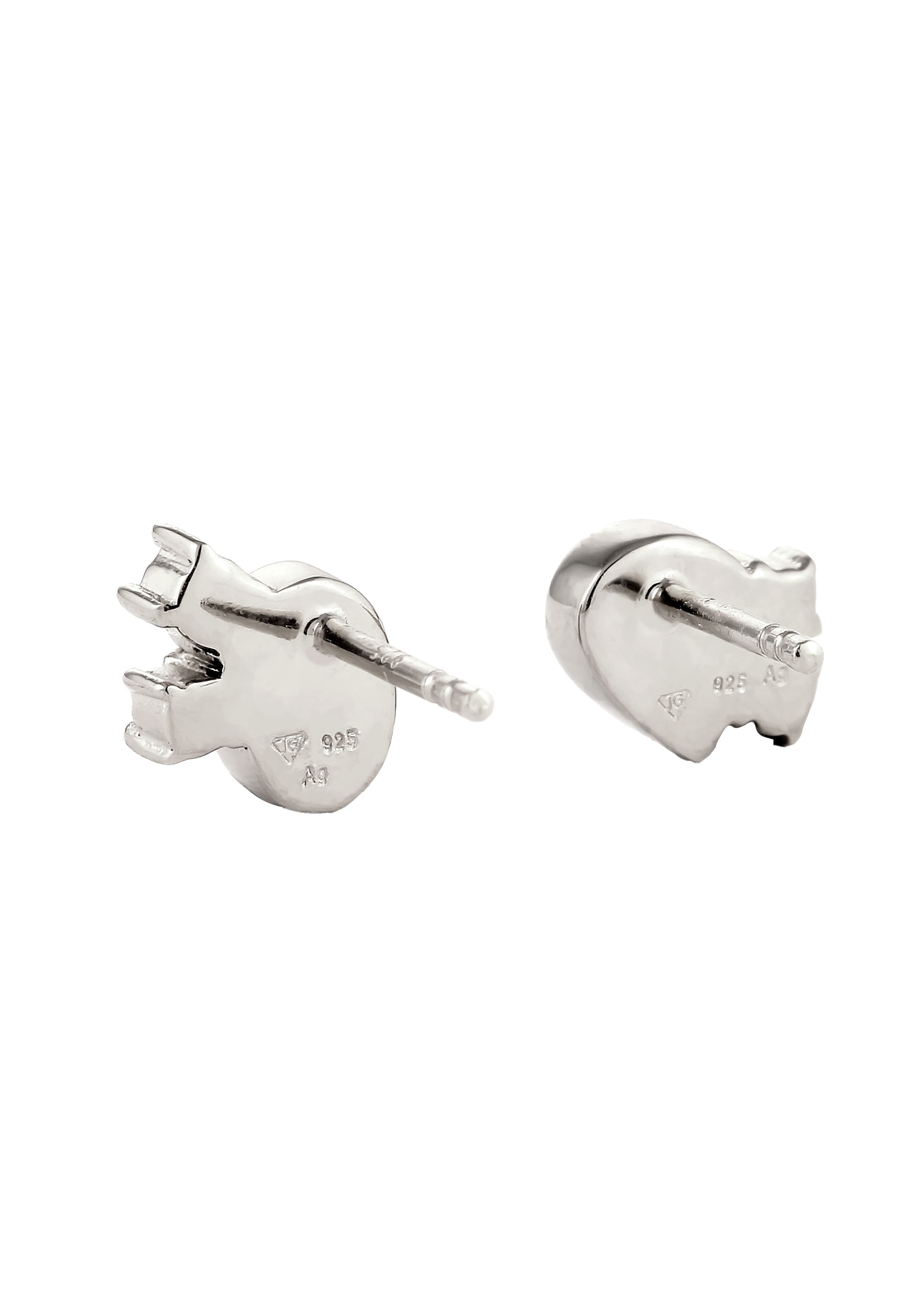 Elli Paar Ohrstecker »Ohrringe Ohrstecker Rosa Grün 925 Sterling Silber, mit Kristallen von Swarovski®«