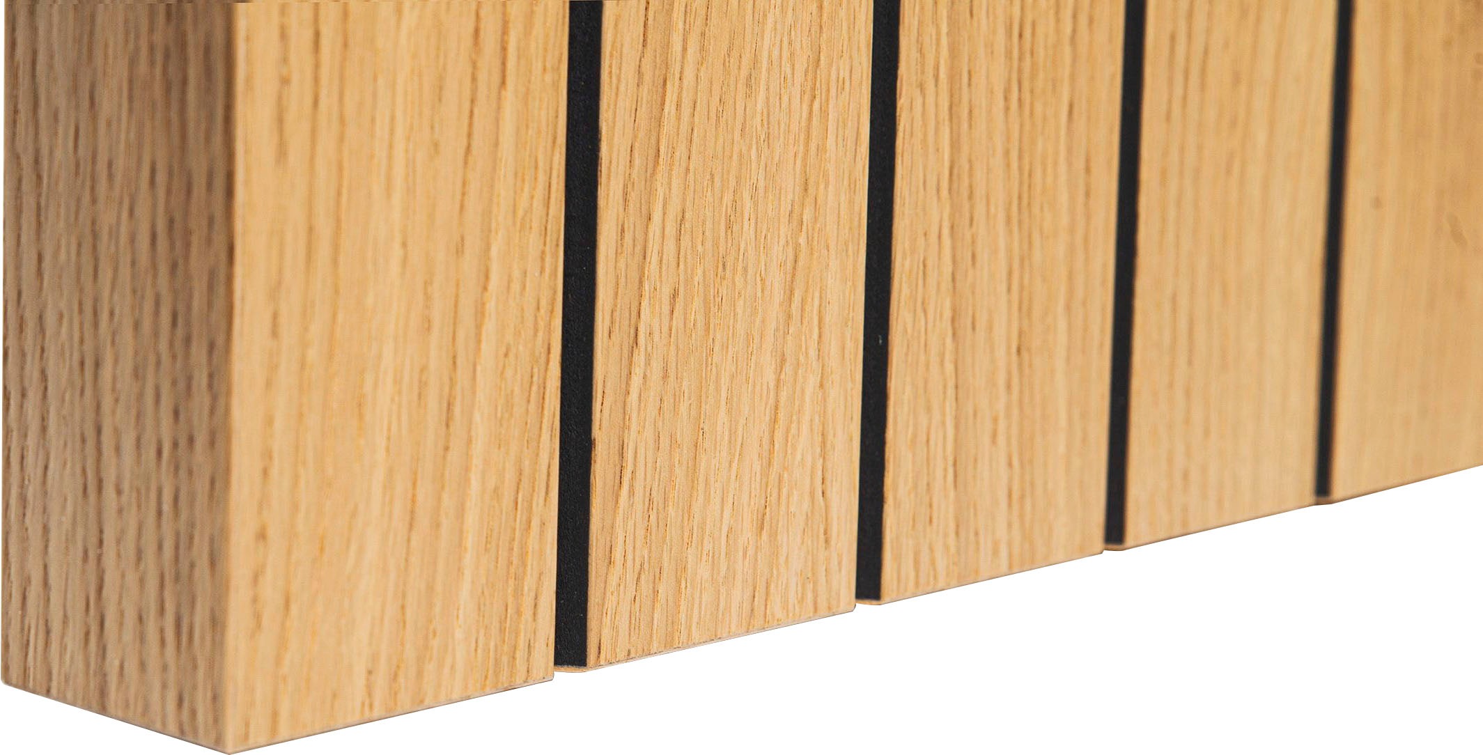 Woodman Esstisch »Stripe«, Holzfurnier aus Eiche