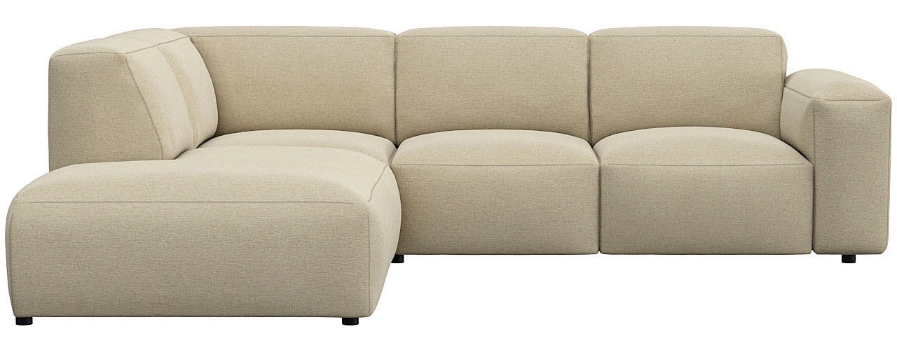 FLEXLUX Ecksofa »Lucera, super bequem durch hochwertigen Sitzaufbau mit Kaltschaum«, modern & anschmiegsam, L-Form, Designsofa