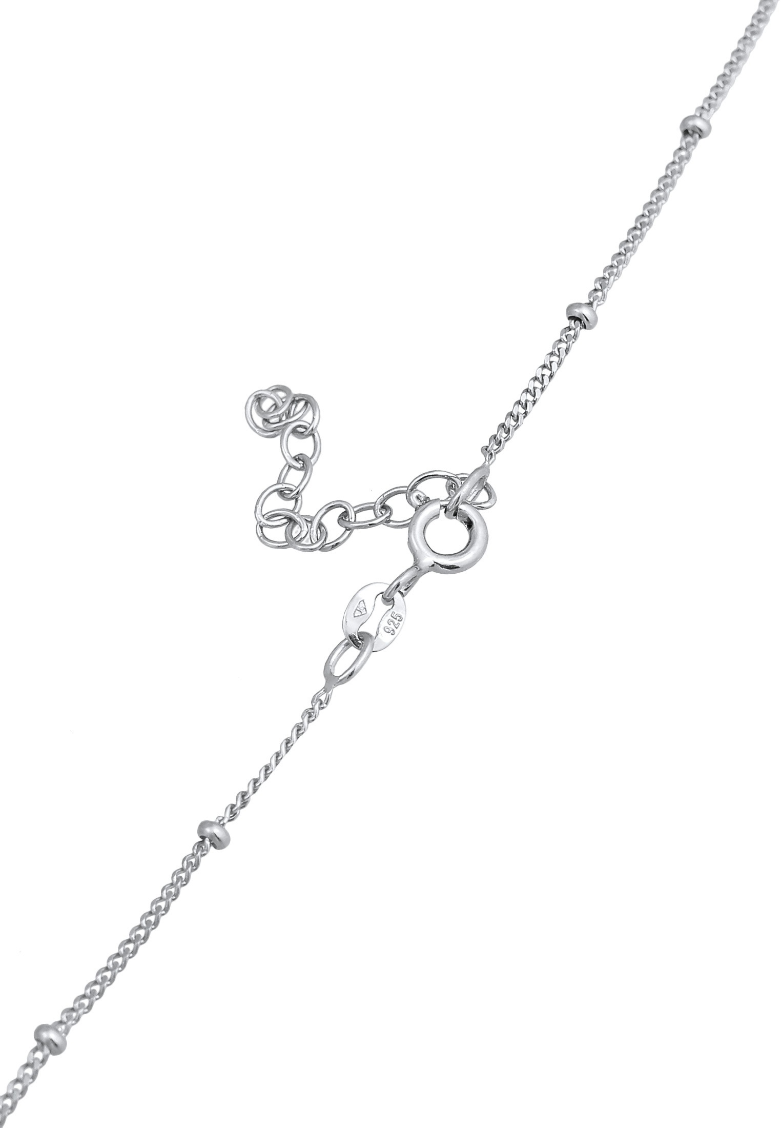 Elli Choker »Halskette Basic Choker Kugelkette Feder Boho 925 Silber«