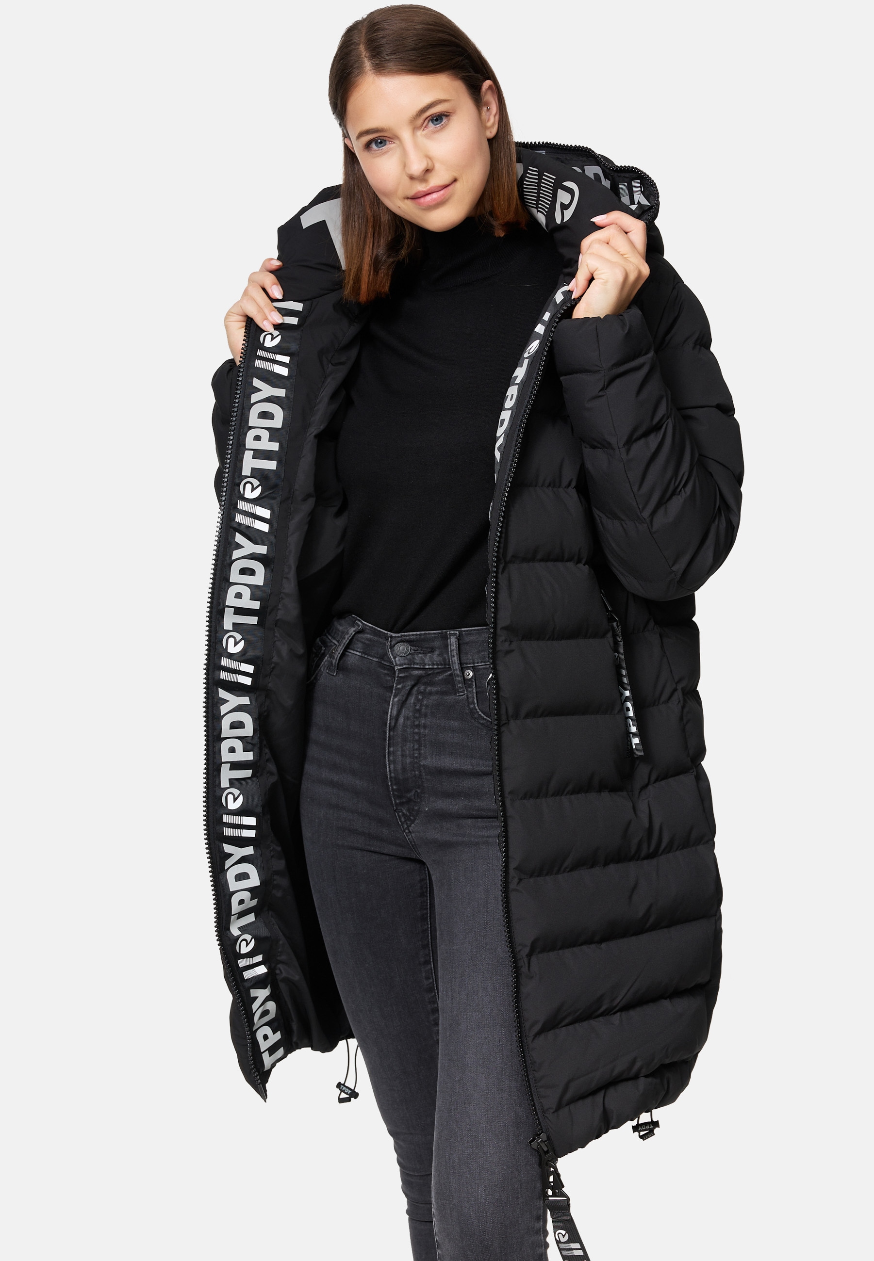 trueprodigy Winterjacke »Chester F Reflektierender Innenkragen« mit Kapuze