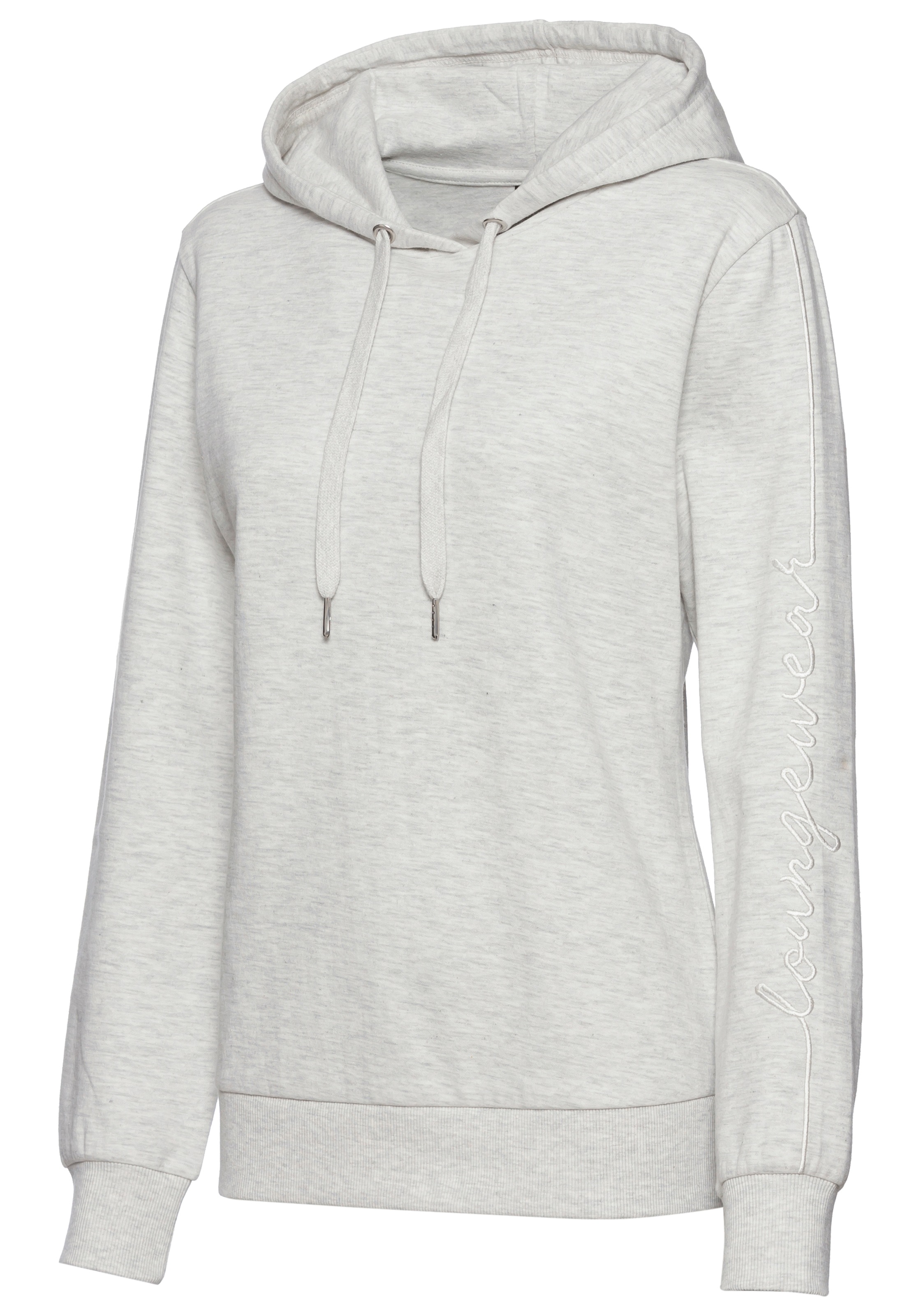 Vivance Hoodie , mit seitlicher Loungewear Stickerei, Loungshirt
