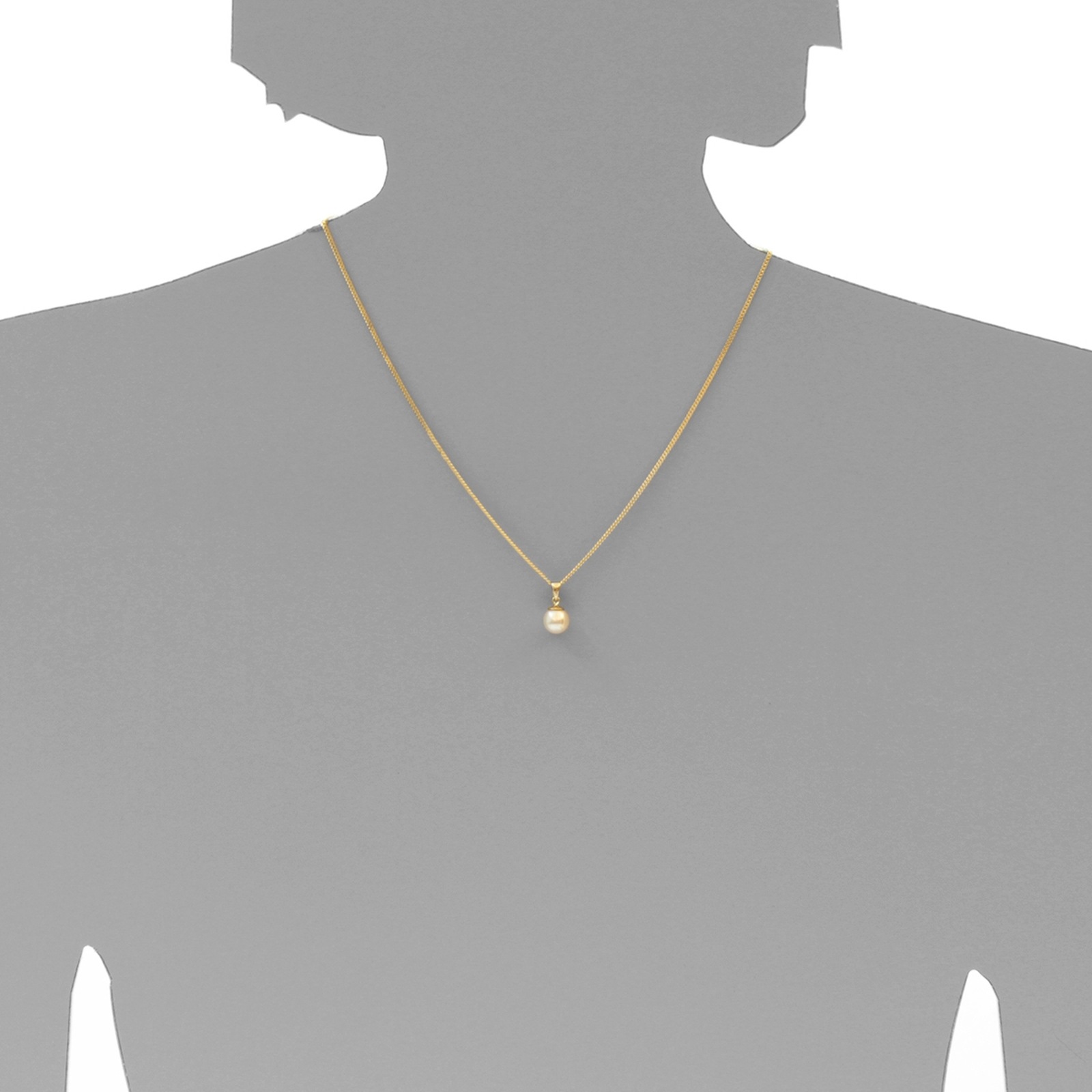 OSTSEE-SCHMUCK Kettenanhänger »- Ingrid 7 - Gold 585/000 - Zuchtperle«