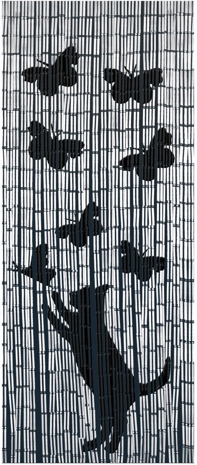 WENKO Türvorhang »Katze&Schmetterling«, (1 St.), handgearbeitet | Raumteiler-Vorhänge