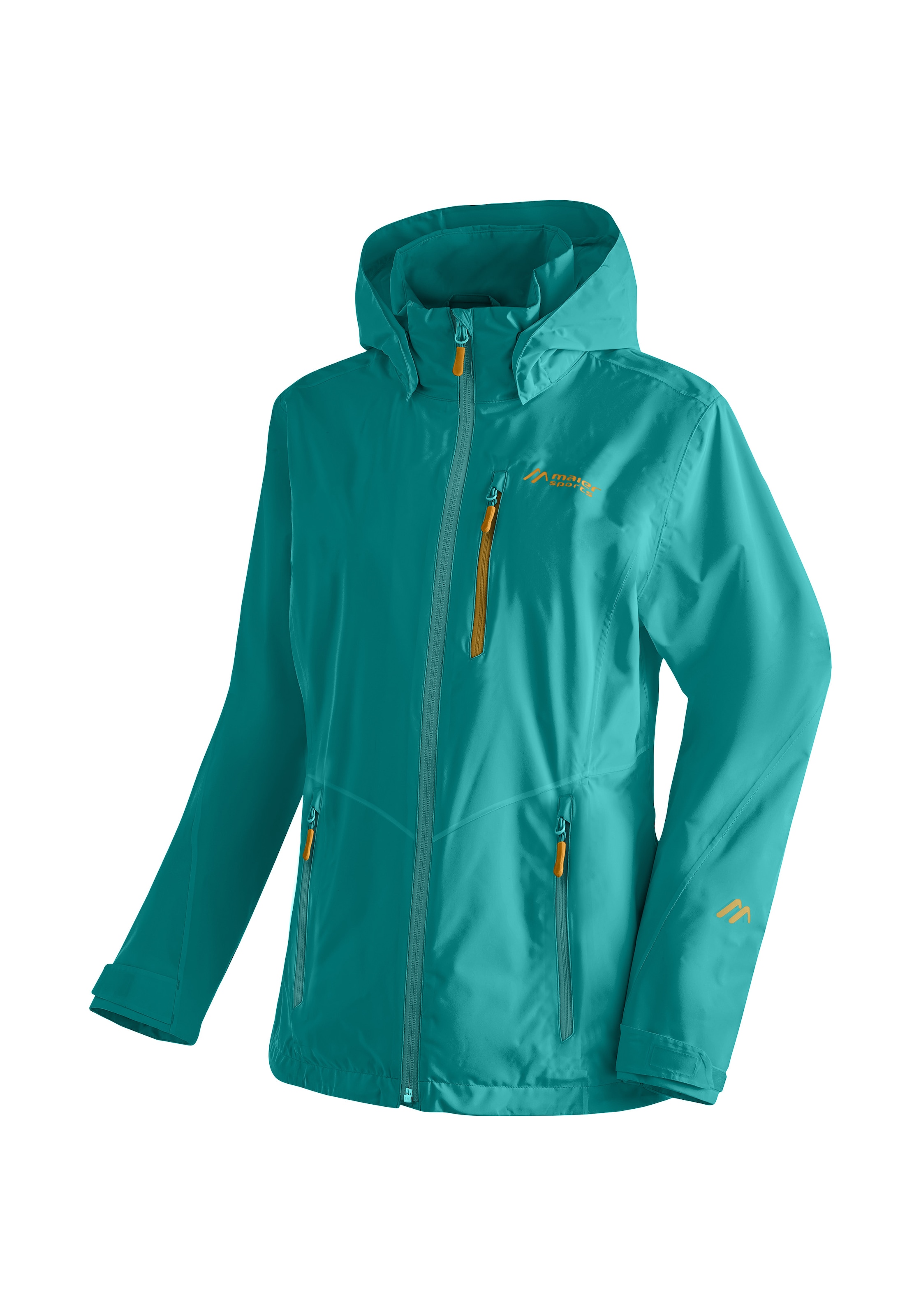 Maier Sports Outdoorjacke »Zonda 2.0 W«, Damen Wanderjacke mit Kapuze, wasserdichte Funktionsjacke