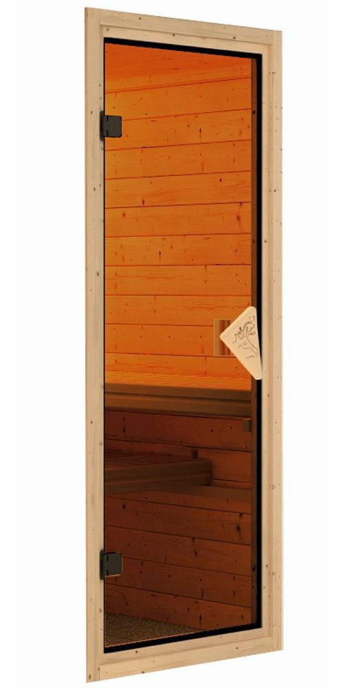 Karibu Sauna »Bedine« Set,  Ofen 9 kW integr. Strg