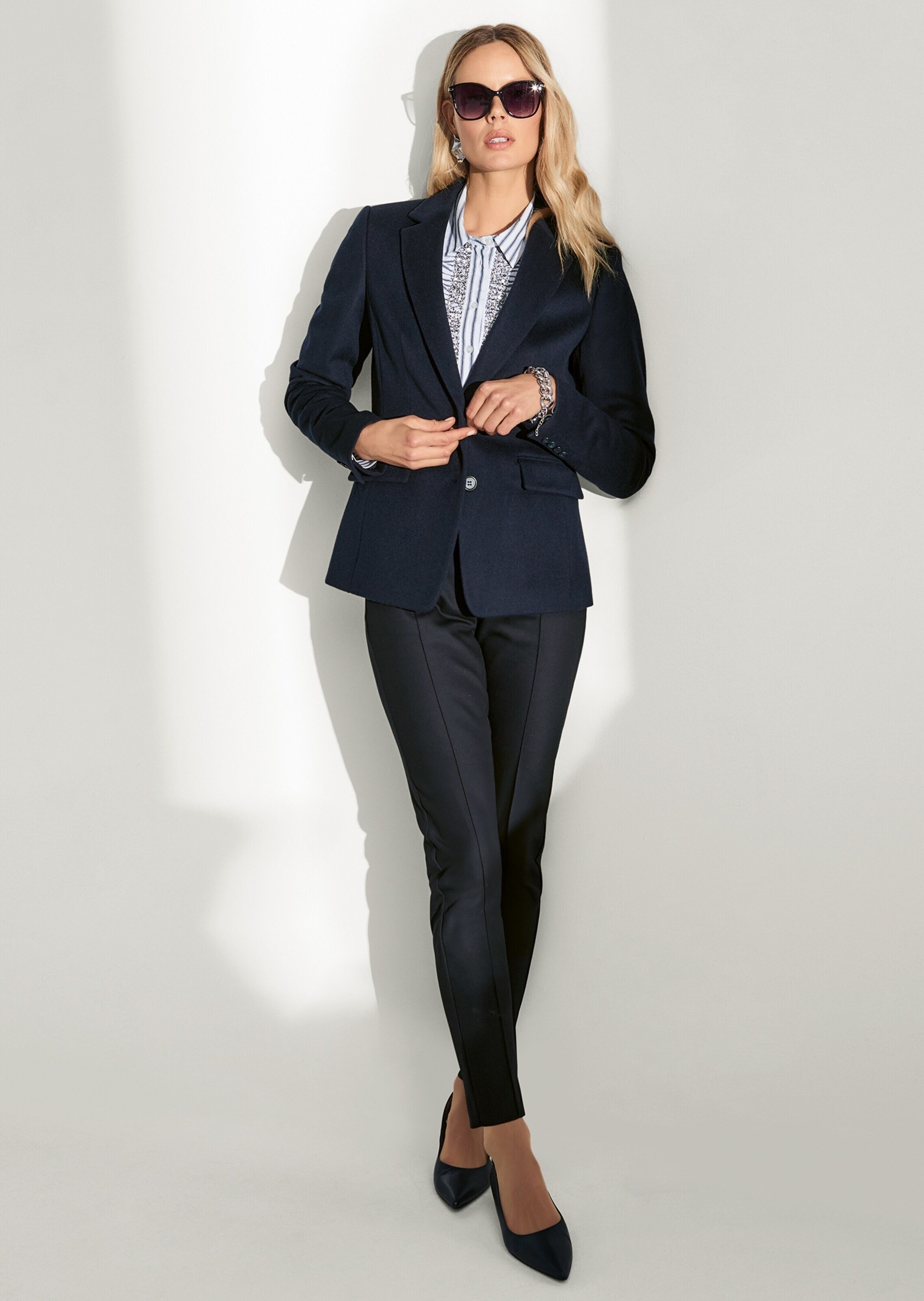 MADELEINE Longblazer »Blazer Blazer aus reiner Wolle«