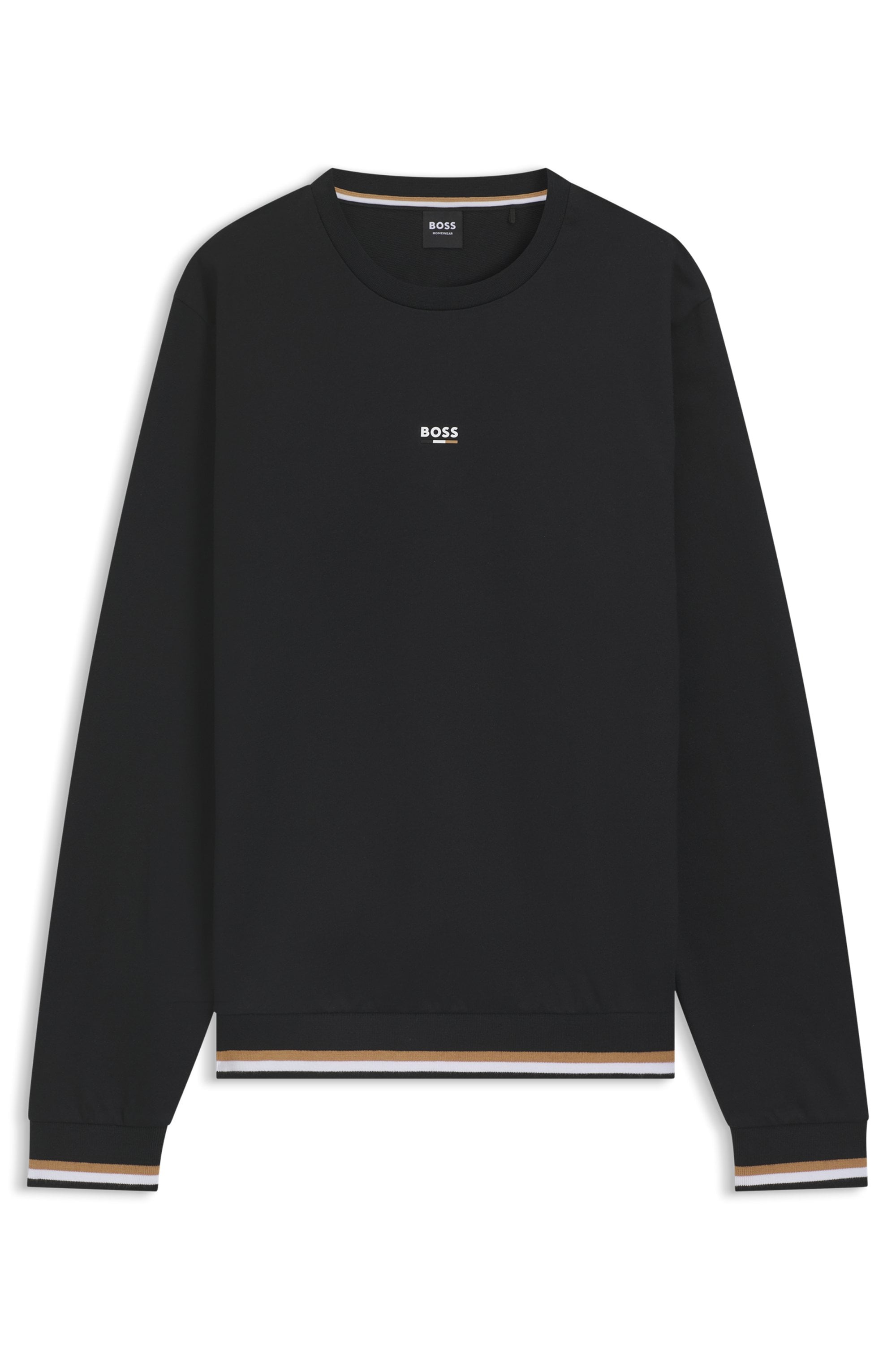 BOSS Sweatshirt »Iconic«, kontrastfarbene Details, noramle Passform
