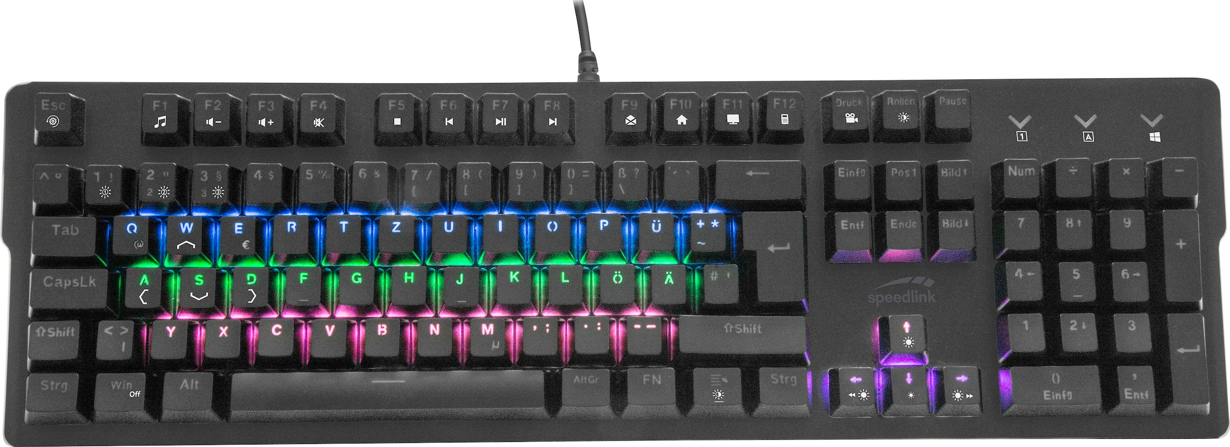 Speedlink Gaming-Tastatur »VELA LED mechanisch«, (USB-Anschluss), mechanisch