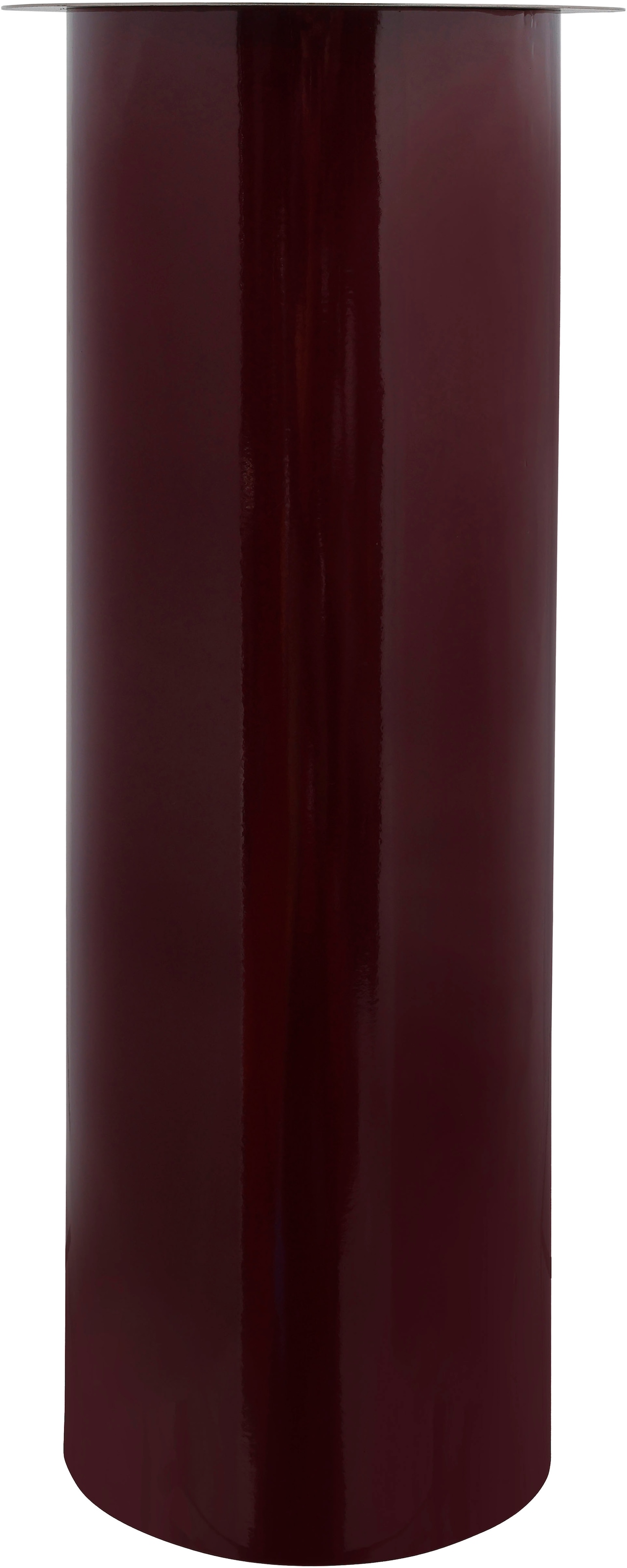 Bougeoir de Sol "Colby" 60cm Prune & Argent