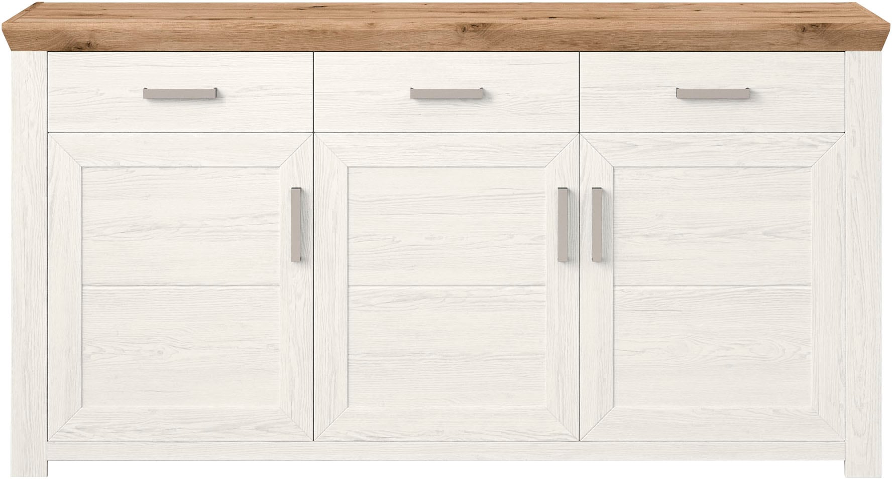 set one by Musterring Sideboard »York«, Typ 52, in 3 Farbvarianten, Landhaus-Stil, B 184 x H 95 cm