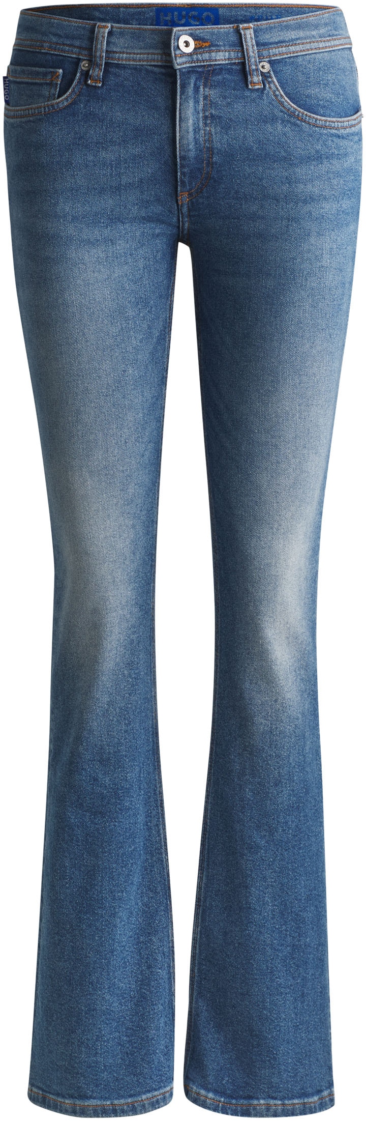 HUGO Blue Bootcut-Jeans »Getti«, Ausgestelltes Bein, elastisches Denim