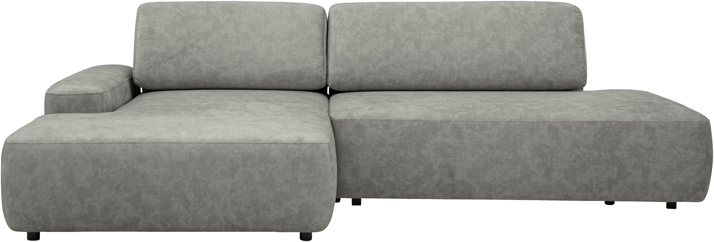 INOSIGN Ecksofa »TORGE, Schlafsofa Cord, Samtvelours u. Strukur fein, Couch in L-Form«, Schlaffunktion und Bettkasten, Liegefläche: 210x125 cm, neues Design