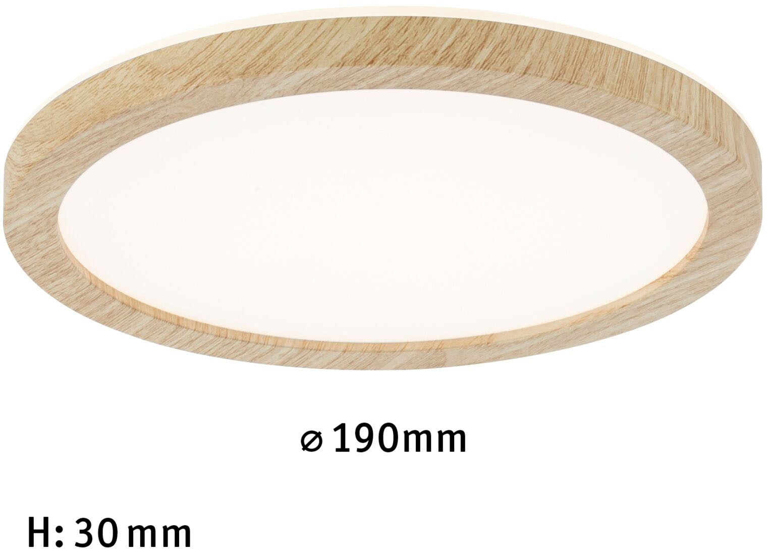 Paulmann LED Panel »Atria Shine 11,2W 3000K IP44«, 1 flammig, Hintergrundbeleuchtung