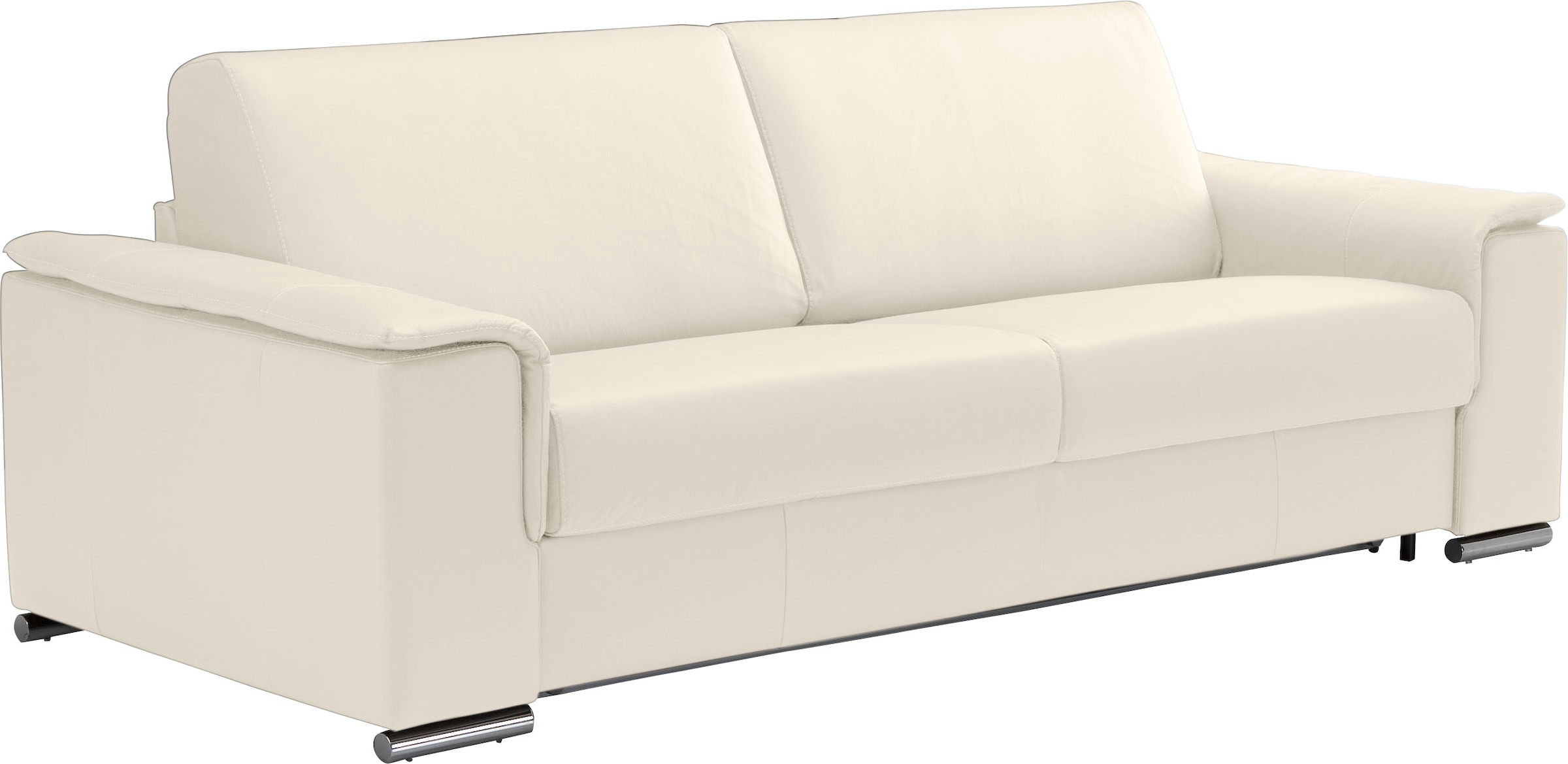 Egoitaliano Schlafsofa »Cecilia, modern & elegant, erstklassiger Sitzkomfort, Dauerschläfer«, inkl. Matratze und hochwertigem Metallbettrahmen, toller Schlafkomfort