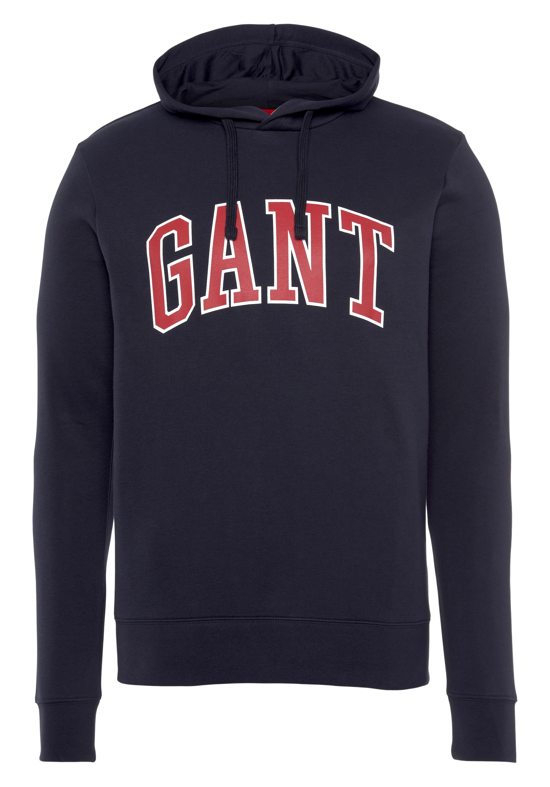 Gant bei Kapuzensweatshirt, Logodruck mit ♕