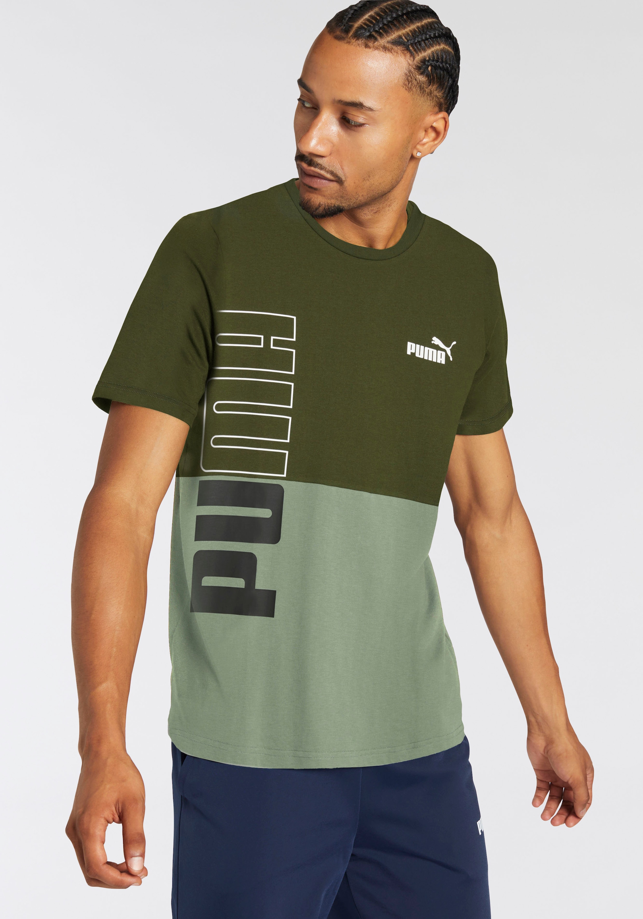 PUMA T-Shirt »POWER COLORBLOCK TEE«