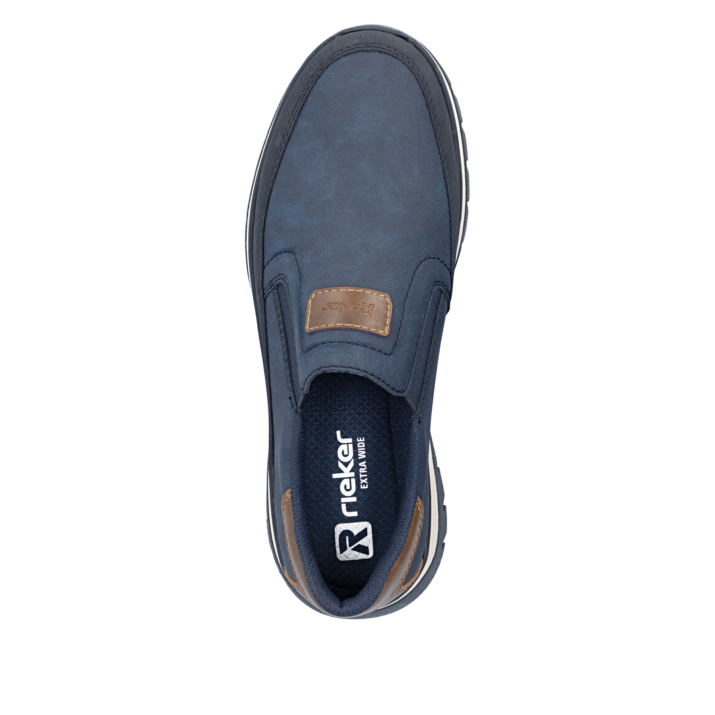 Rieker Slip-On Sneaker  Slipper, Schlupfschuh, Halbschuh mit weicher MemoSoft-Innensohle