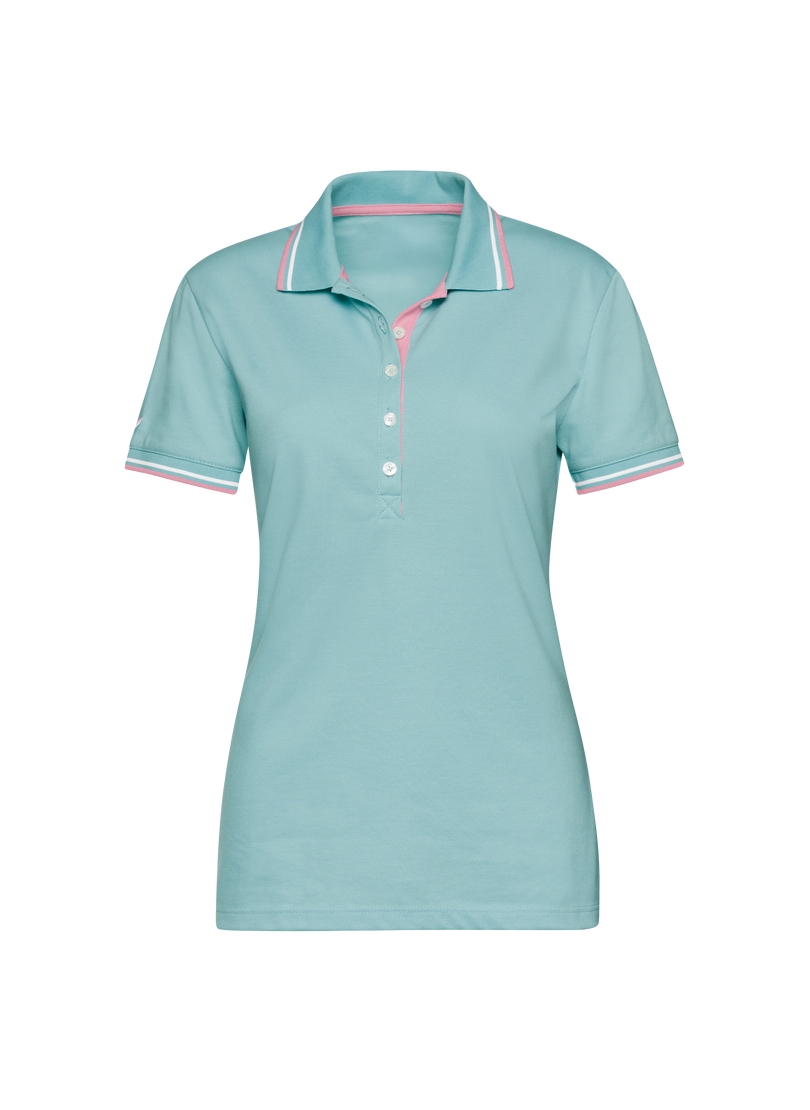 Trigema Poloshirt »TRIGEMA Slim Fit Poloshirt mit kontrastfarbigen Akzenten«, (1 tlg.)