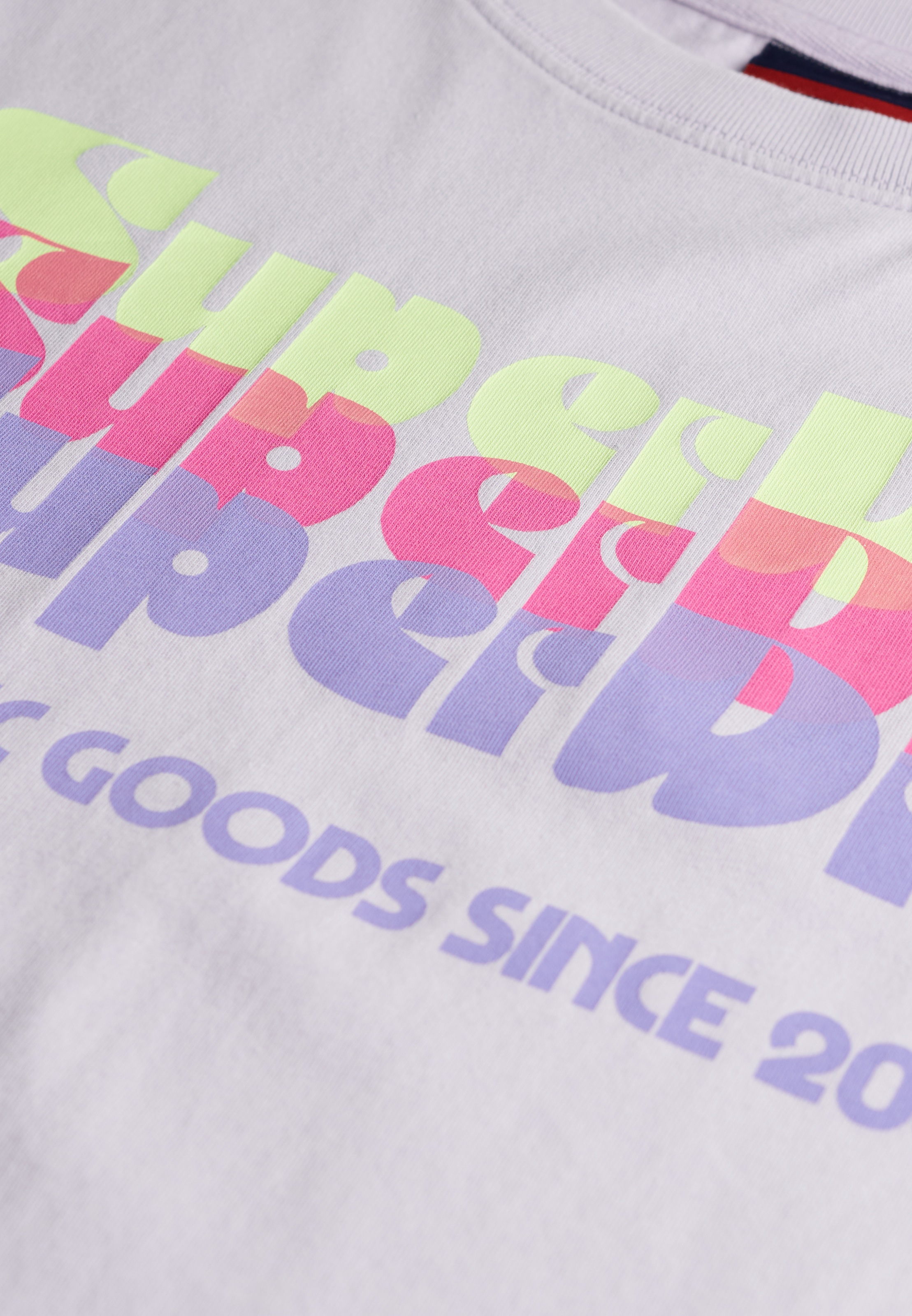 Superdry Rundhalsshirt »SU-NEON RAINBOW OVERSIZED TEE«