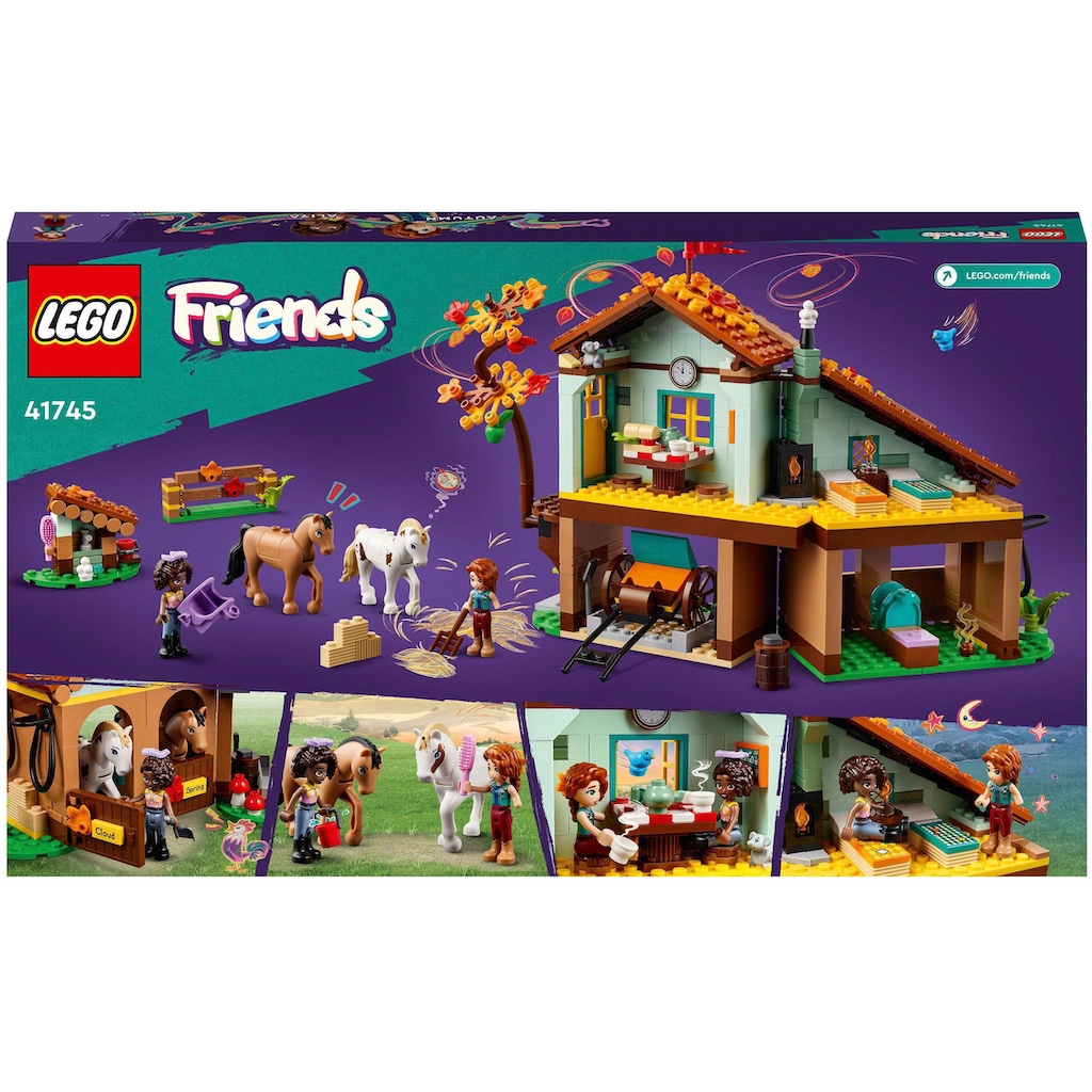 LEGO® Konstruktionsspielsteine »Autumns Reitstall (41745), LEGO® Friends«, (545 St.), Made in Europe