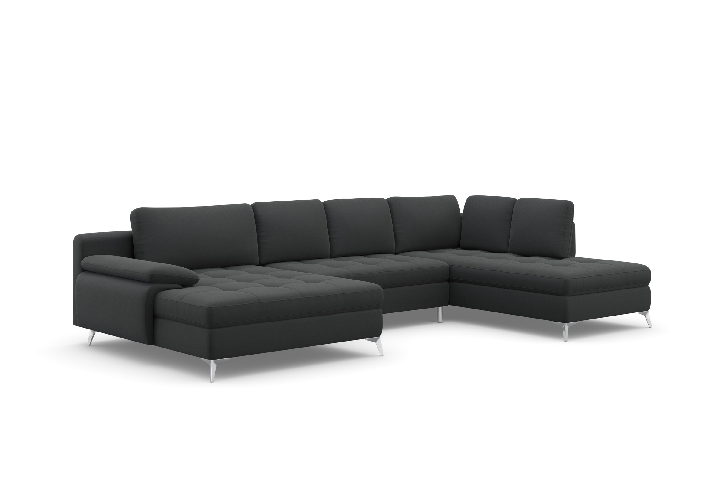 sit&more Wohnlandschaft »Latigo U-Form«, mit Mega-Recamiere, wahlweise mit Bettfunktion und Bettkasten